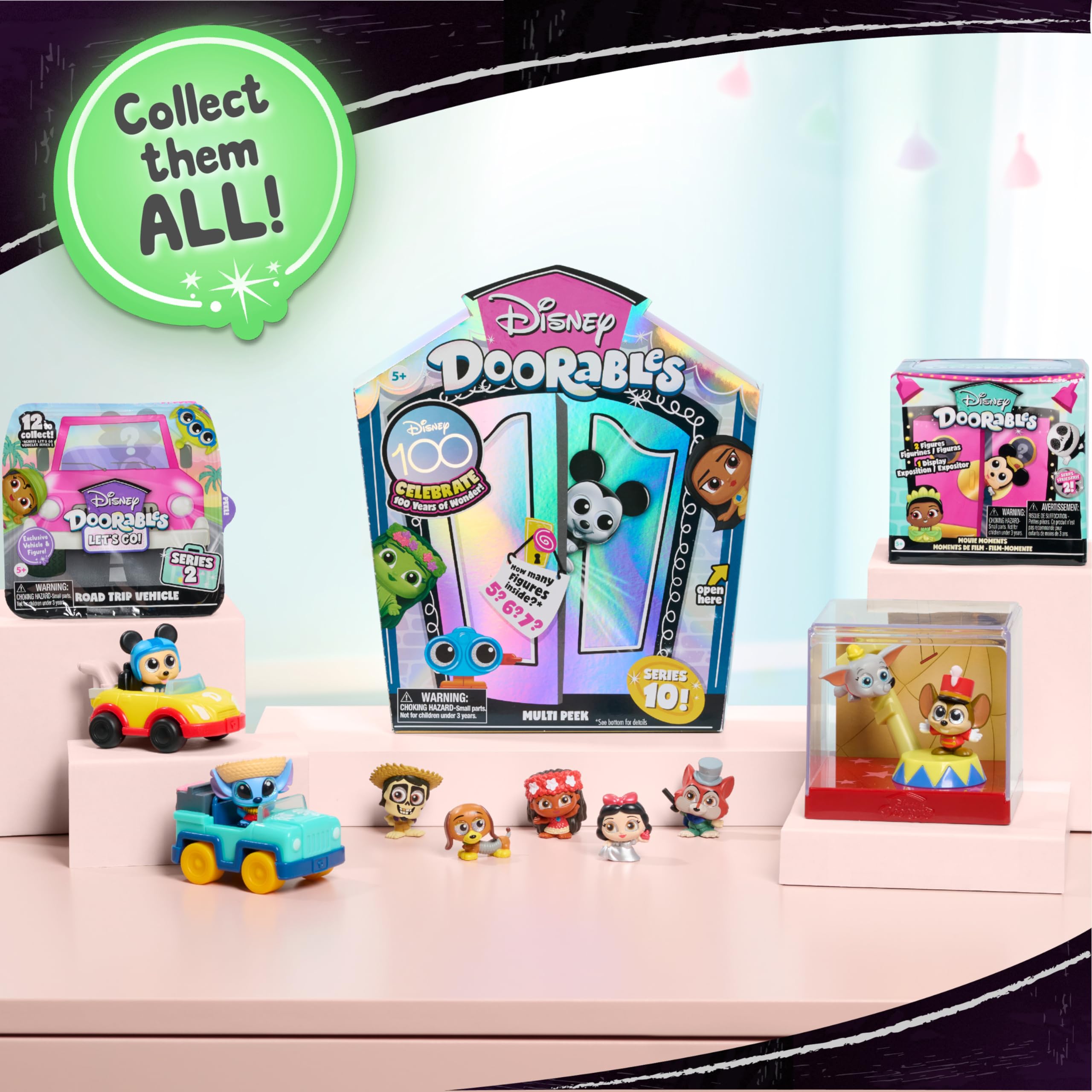 Just Play Disney Doorables - Tim Burton’s The Nightmare Before Christmas 30th Anniversary Collector Pack (8-Pack Blind Bag)