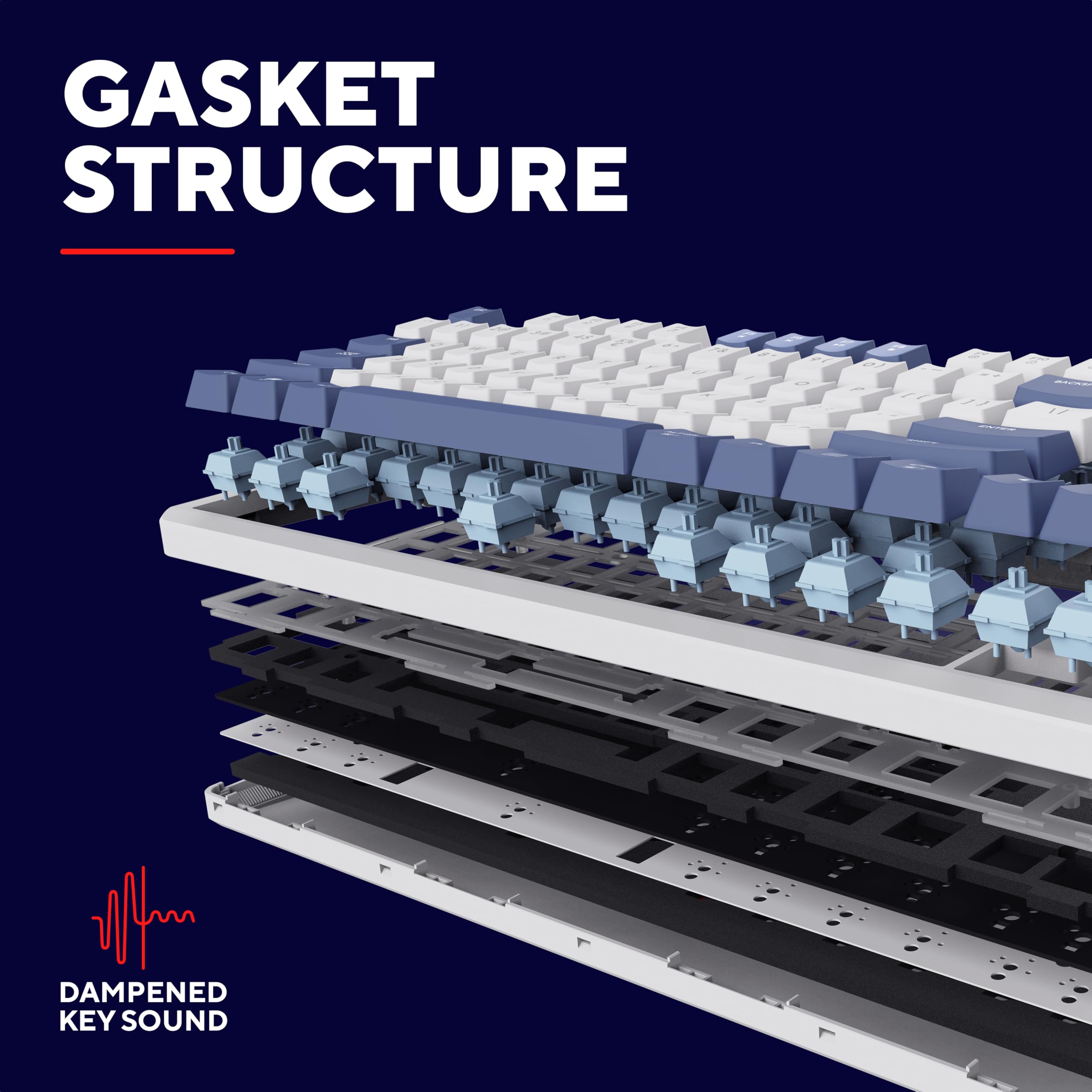 Trust Gaming GXTrust 872 Xyra TKL Mechanical Keyboard - Gasket Mount, Hot-Swappable, RGB Backlit, UK Layout 6