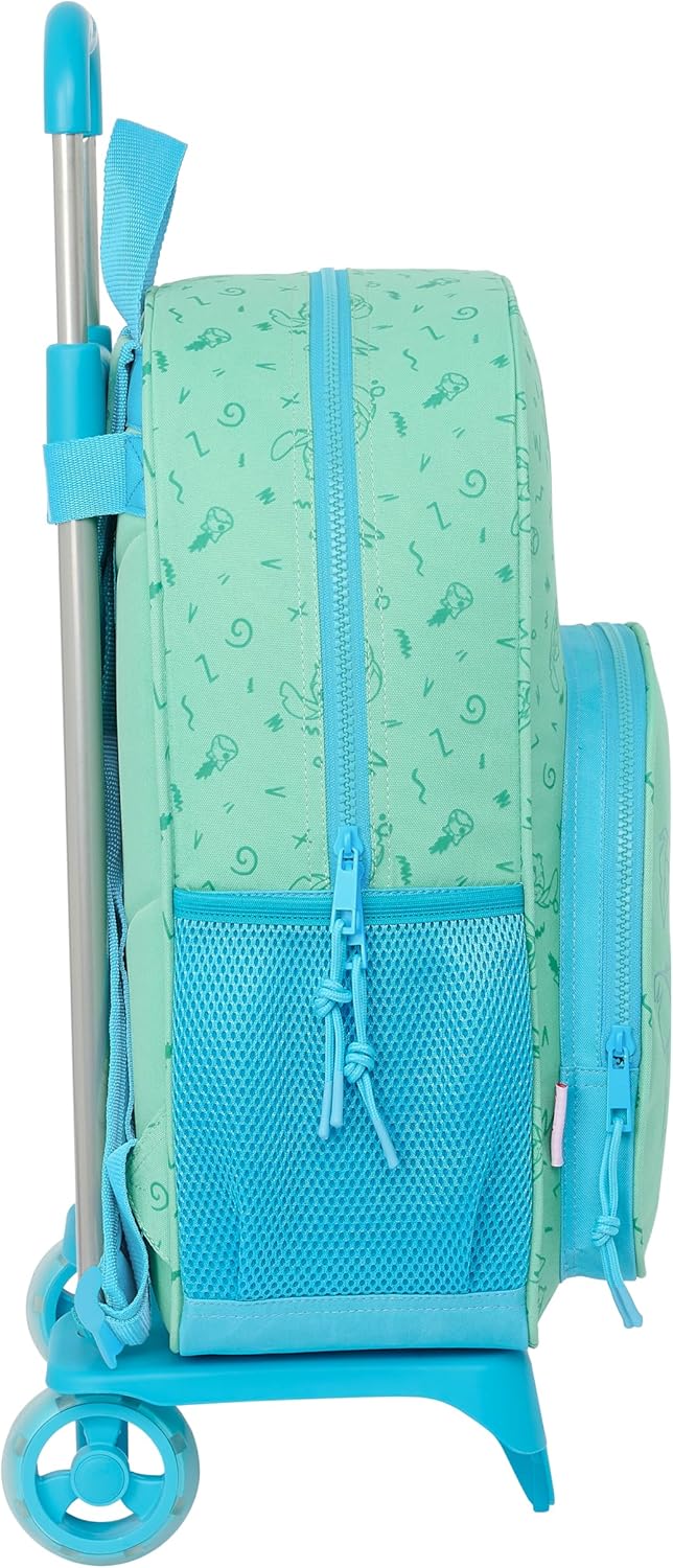 Safta Stitch Aloha Trolley Backpack for Kids (M313L-612488313)