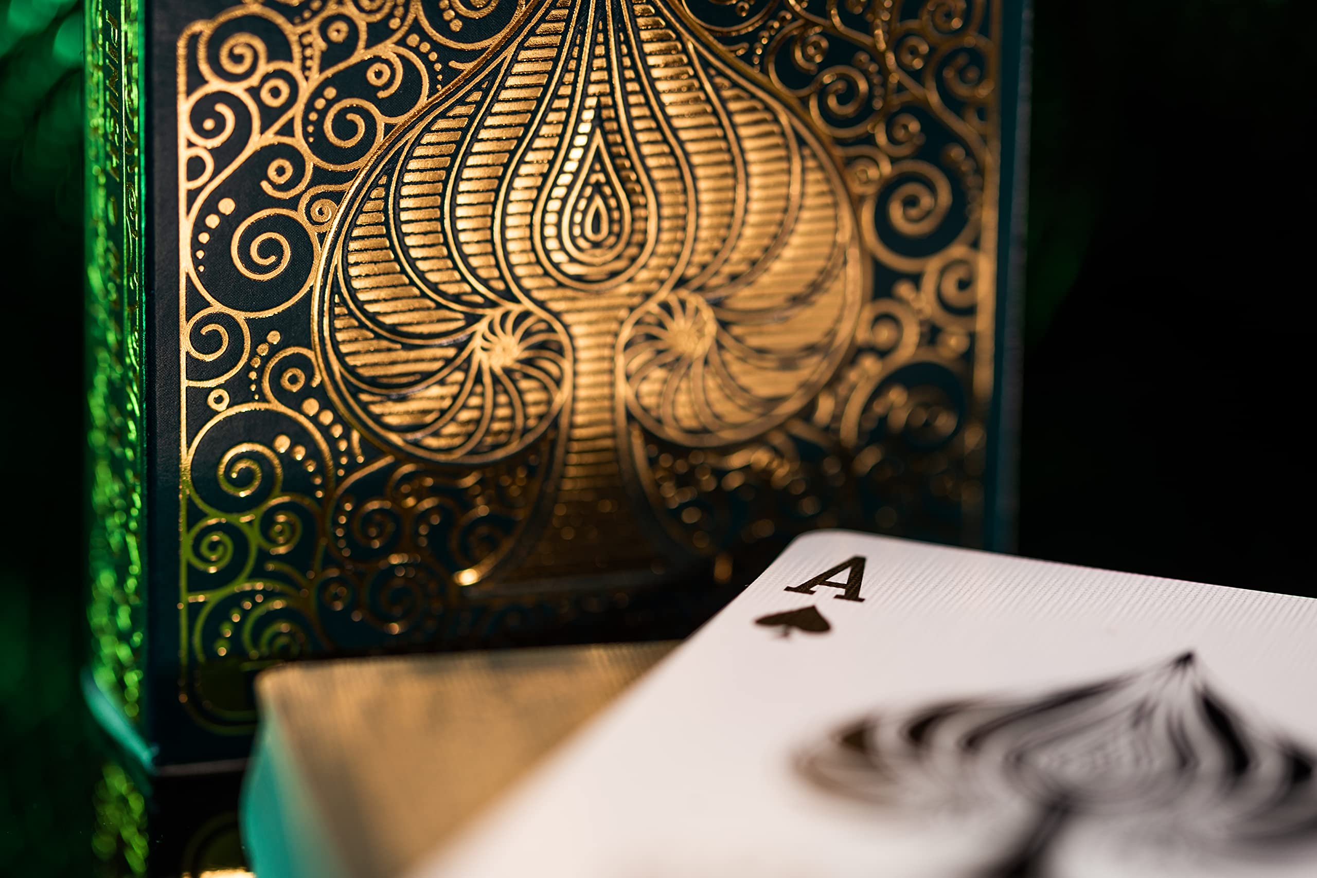 Bicycle Aureo Playing Cards - Black and Golden, Standard Size, Easy to Shuffle & Durable 5