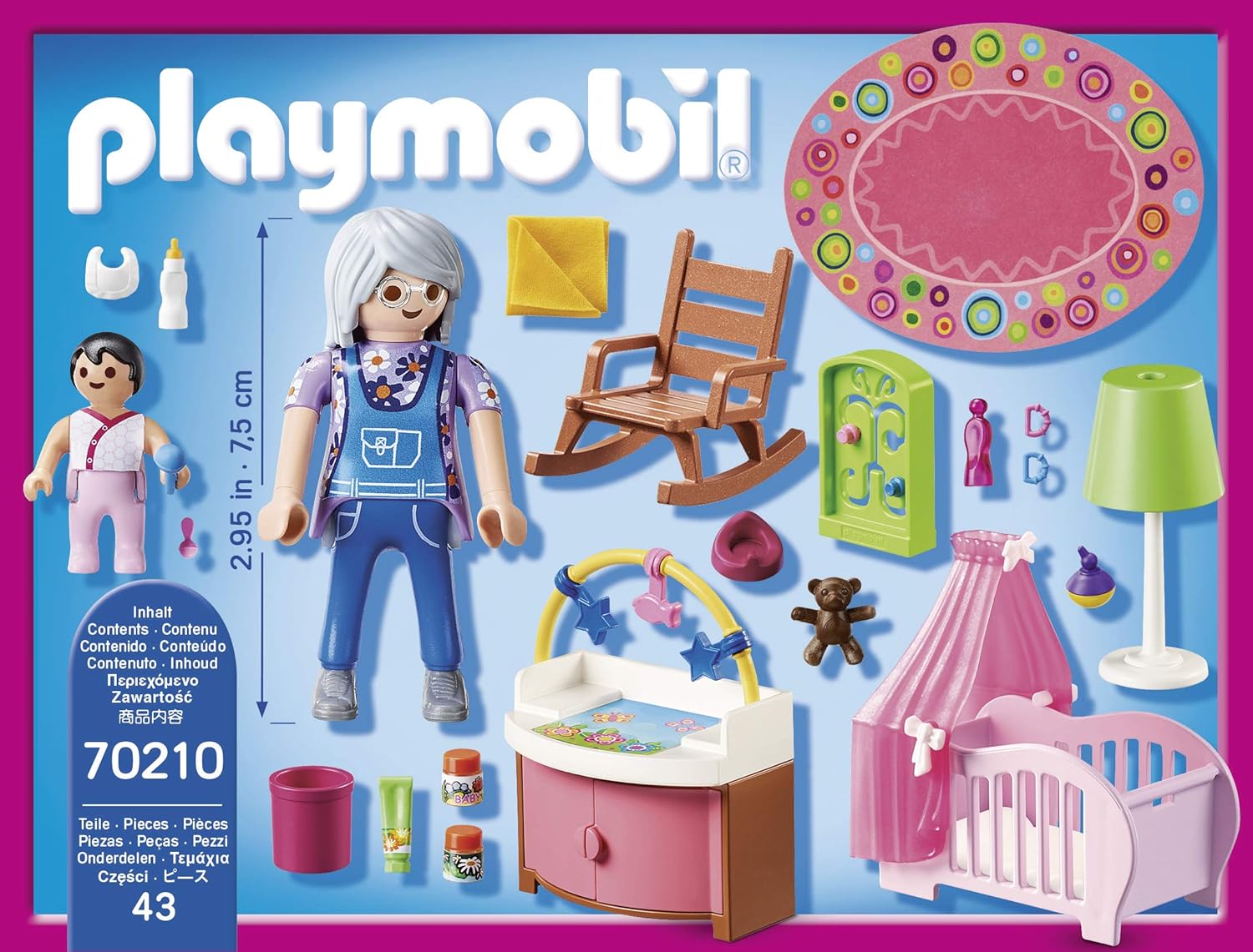 Playmobil 70210 Dollhouse Nursery Playset - For Children Ages 4+ 3