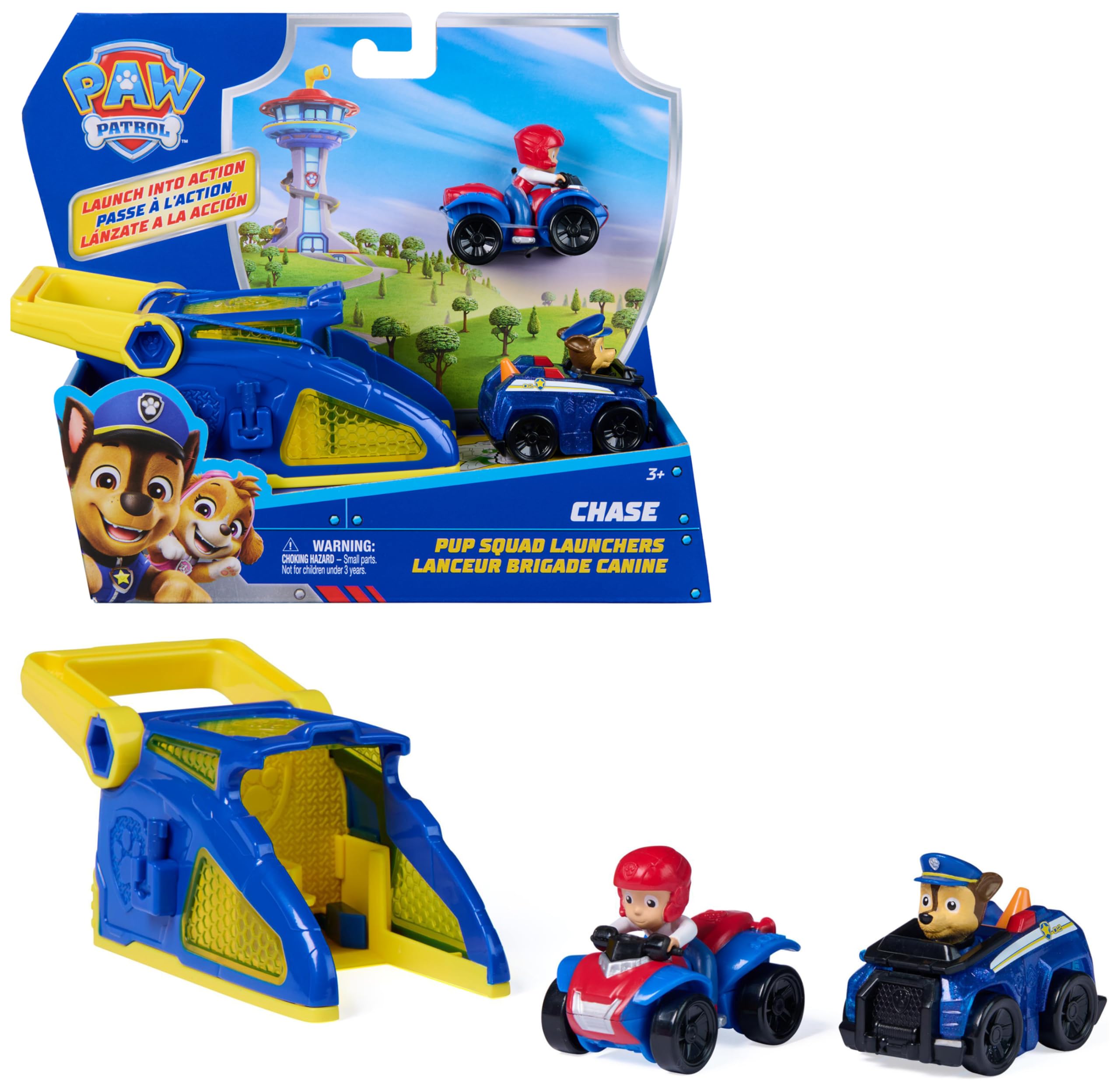 Paw Patrol Pup Squad Launchers with Ryder Vehicle 2-Pack | Ages 3-9 | Multicolor Plastic