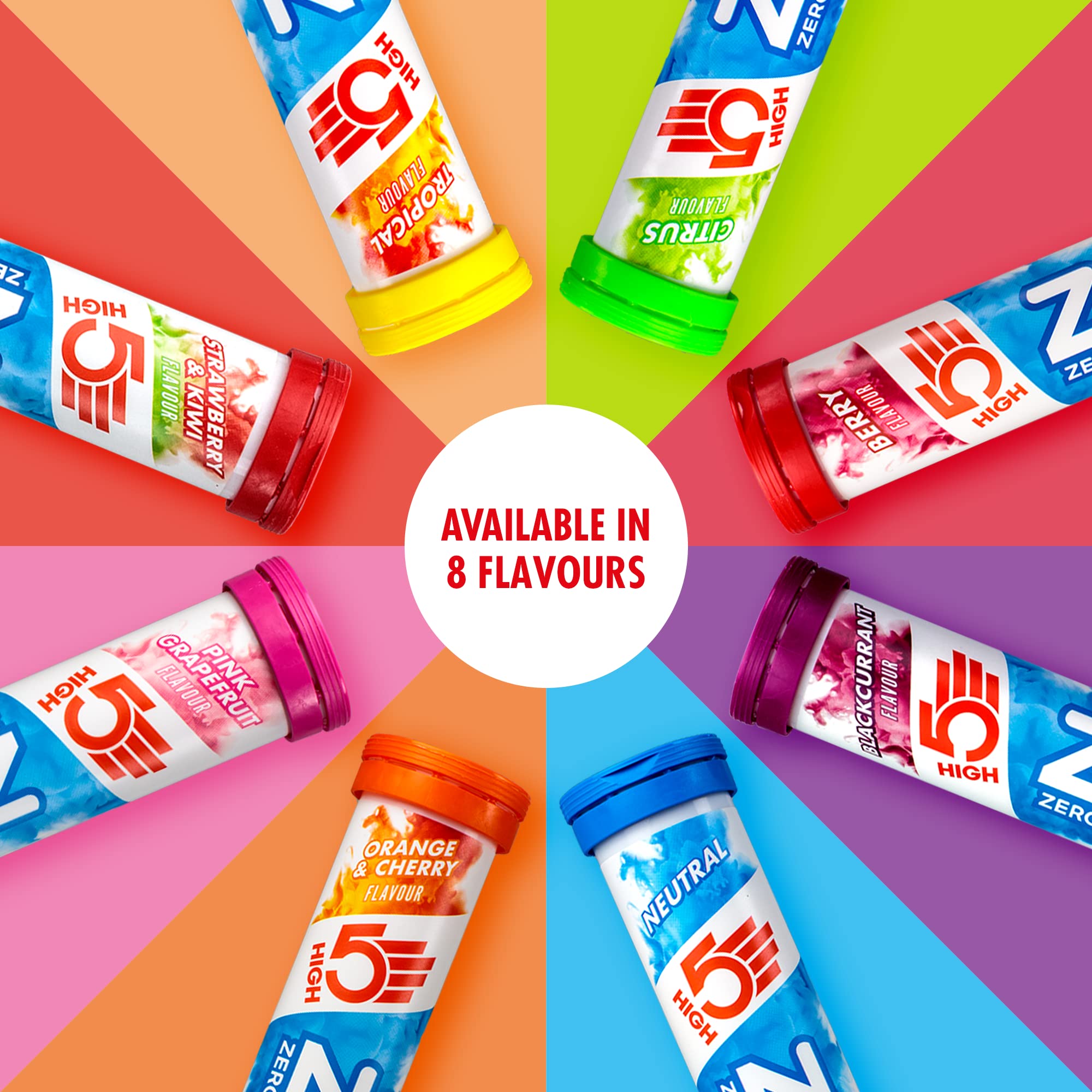 HIGH5 ZERO Electrolyte Tablets | Sugar-Free Hydration with Vitamin C | Citrus Flavor | 160 Tablets (8 x 20) 5
