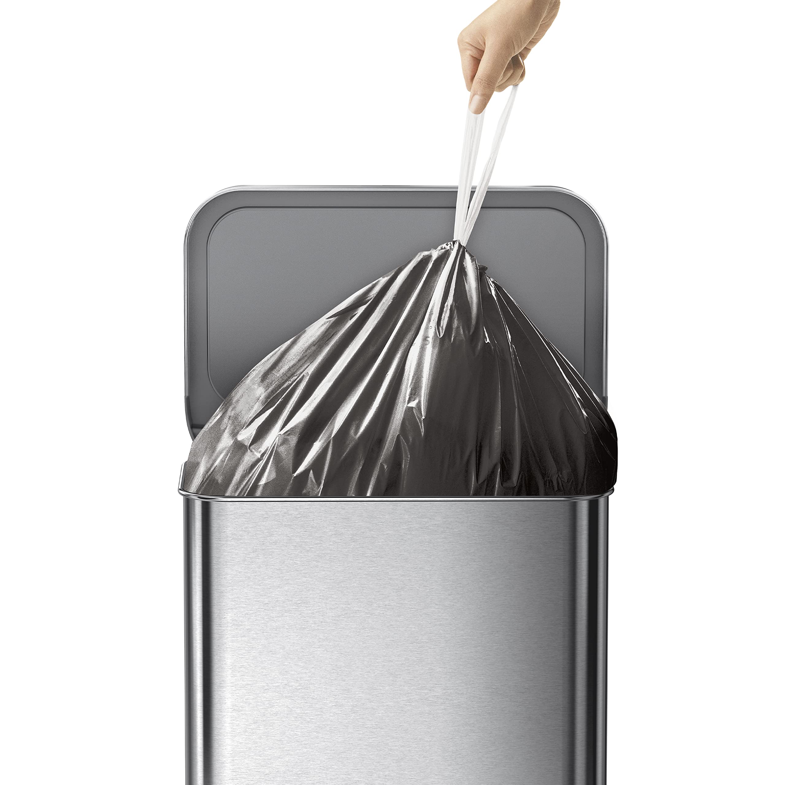 simplehuman Code H Odorsorb Bin Liners - 40 Count, 30L Capacity, 50% Recycled Plastic 4