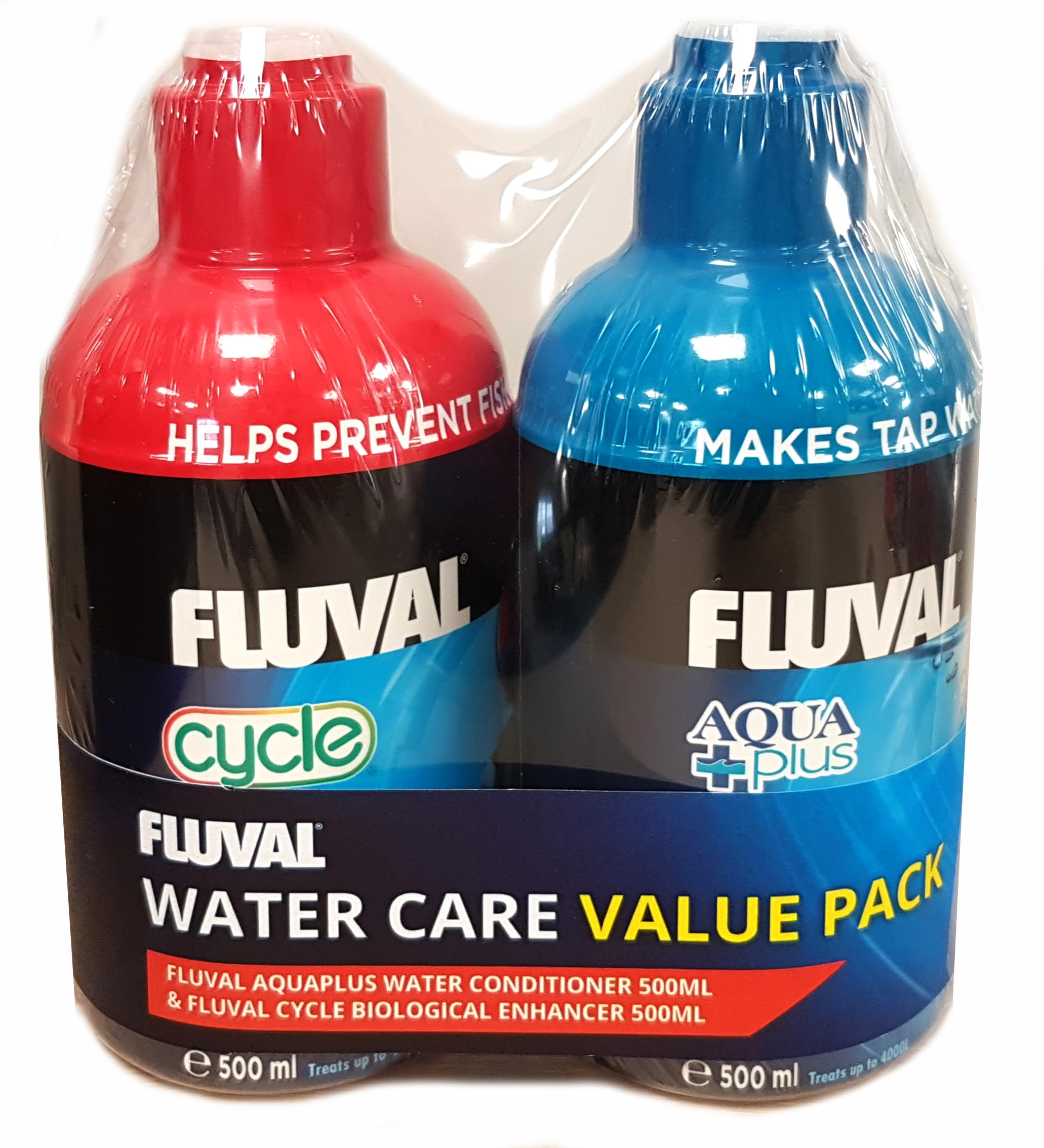 Fluval Water Care Value Pack - Aqua Plus & Cycle for Fresh Water Aquariums | 2 Items 1