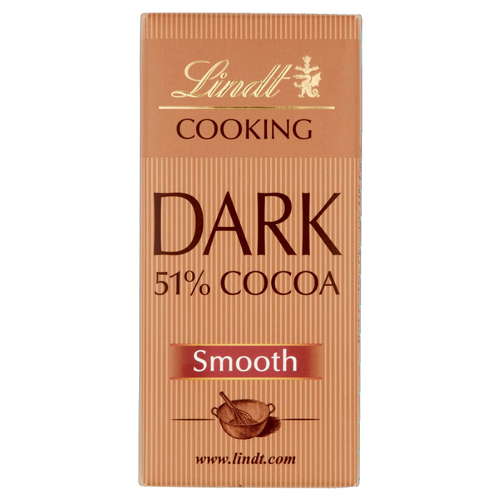 Lindt - Cooking Chocolate Bar Dark 51% Cocoa 200g