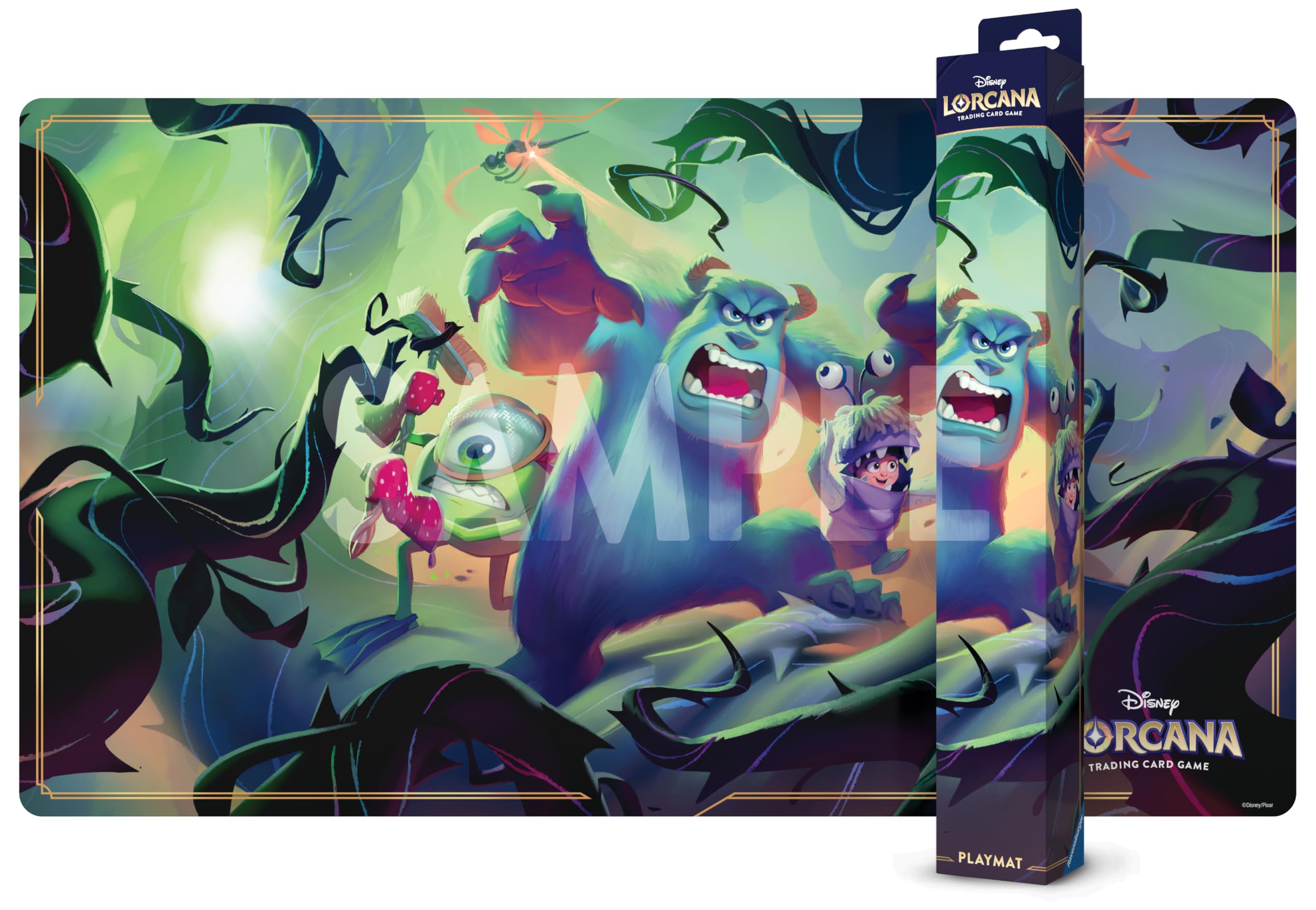 Ravensburger Disney Lorcana TCG Playmat - Monsters Inc | Non-Slip Rubber Base | 61 x 34.3 cm