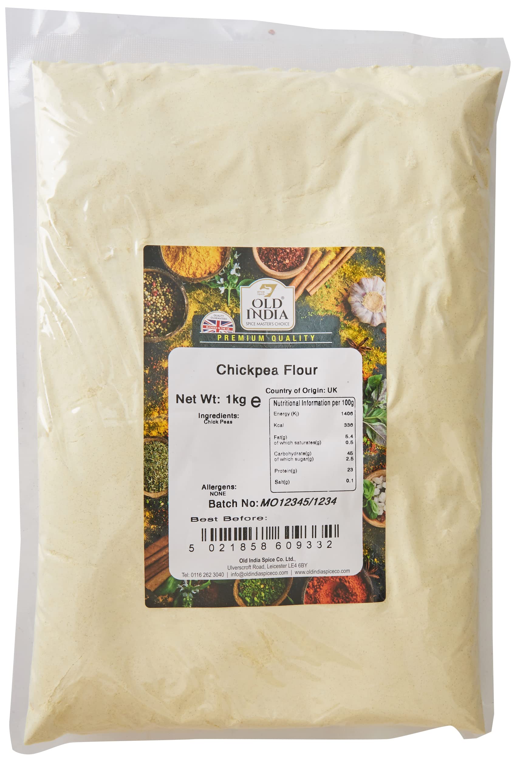 Old India Chickpea Flour - 100% Natural, Additive Free | 1 kg Bag 1