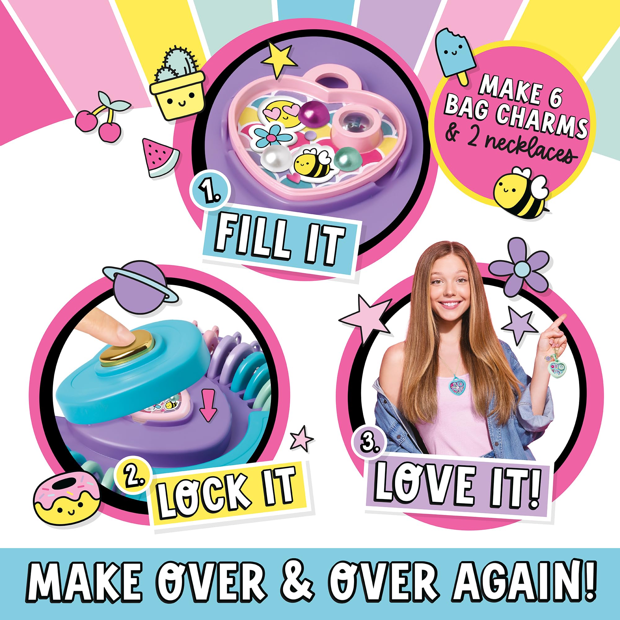 John Adams Lockitz Luxury Studio - Arts & Crafts Jewellery Making Kit for Kids Ages 6-12 2
