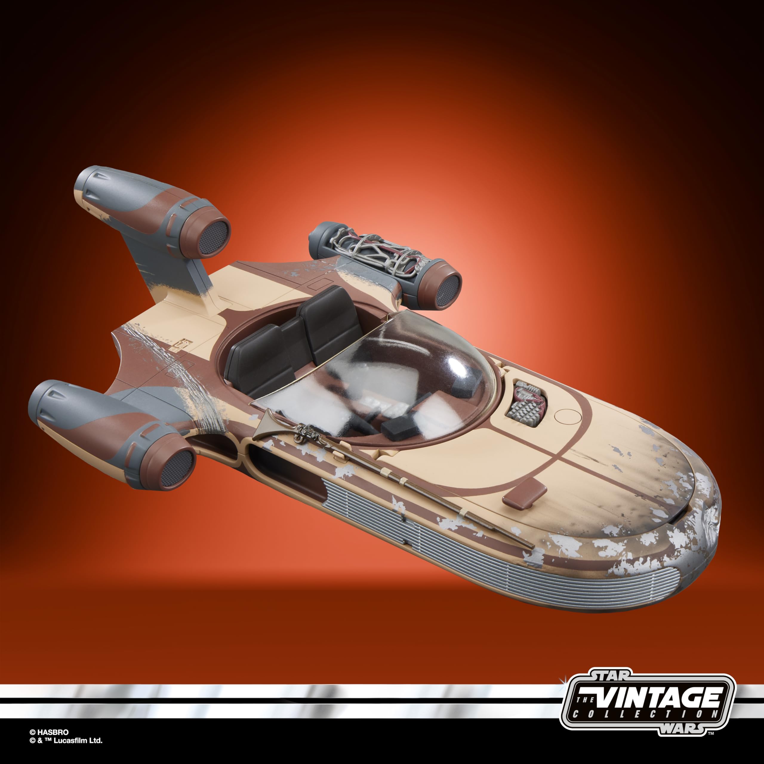 Star Wars The Vintage Collection Landspeeder & Luke Skywalker (Tatooine) Action Figure Set | 9.5-cm Scale 8
