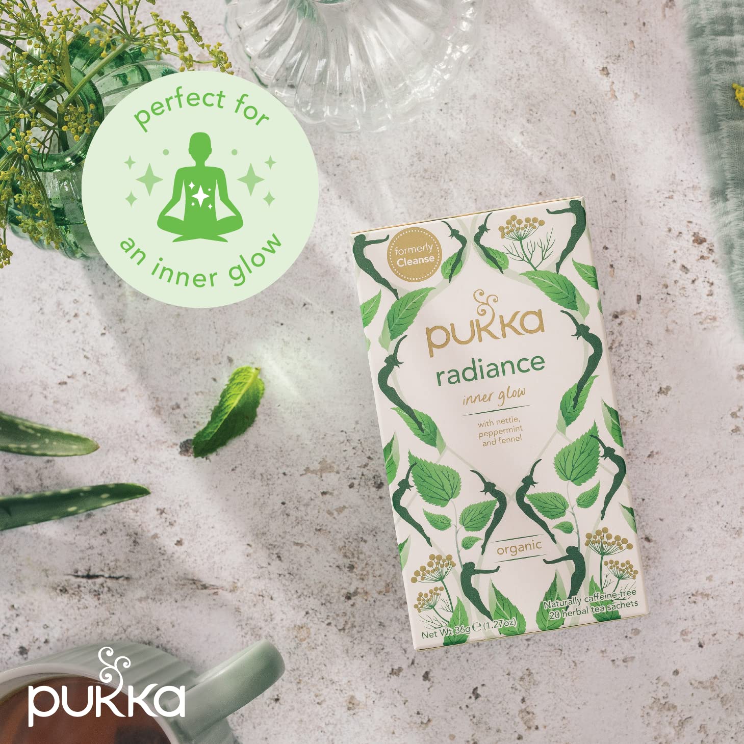 Pukka Herbs Radiance Organic Herbal Tea - 80 Count (Pack of 4) | Skin Health Support 4