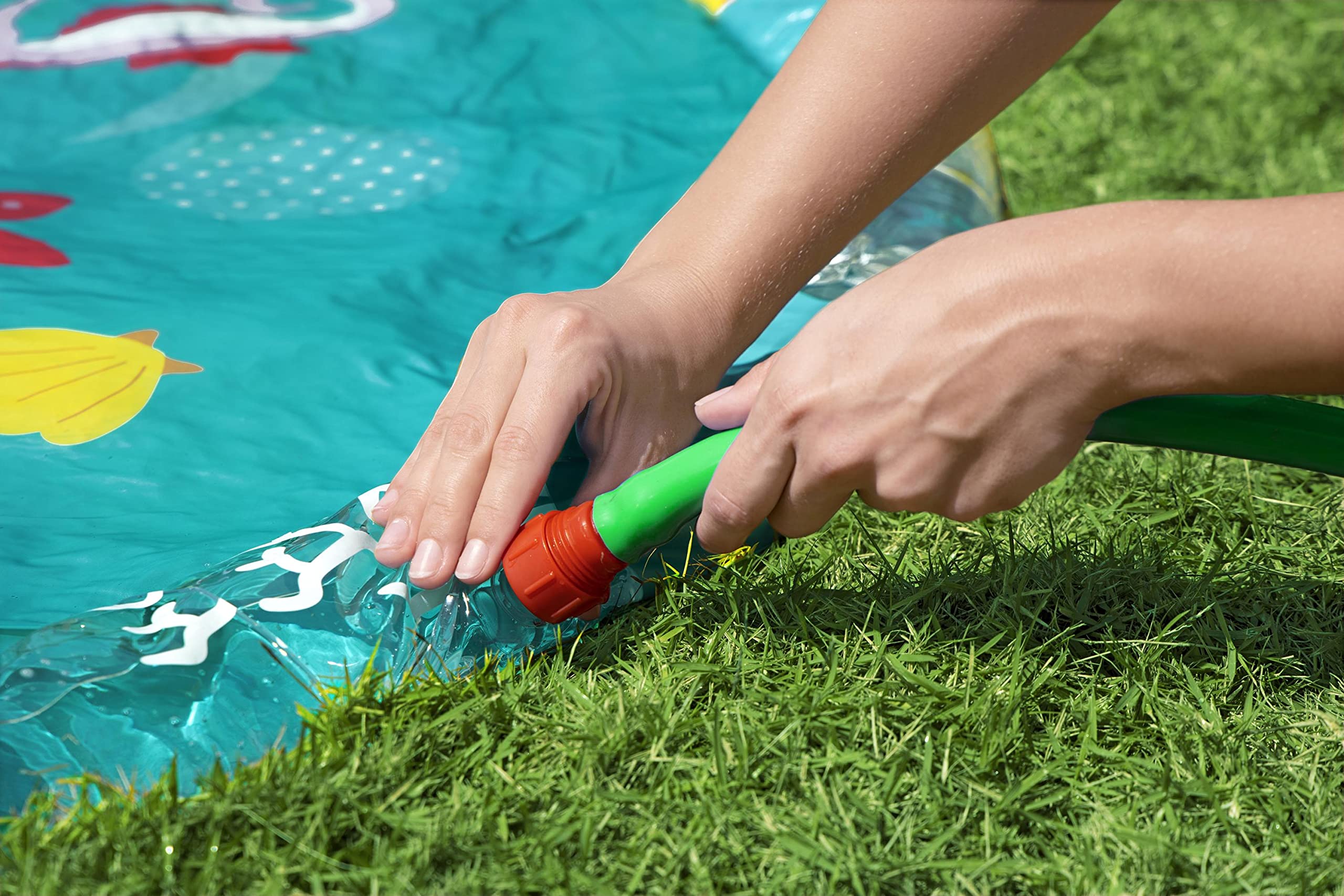 Bestway Marine-Life Sprinkler Splash Pad - 1.65m x 1.65m Outdoor Water Play for Kids 5