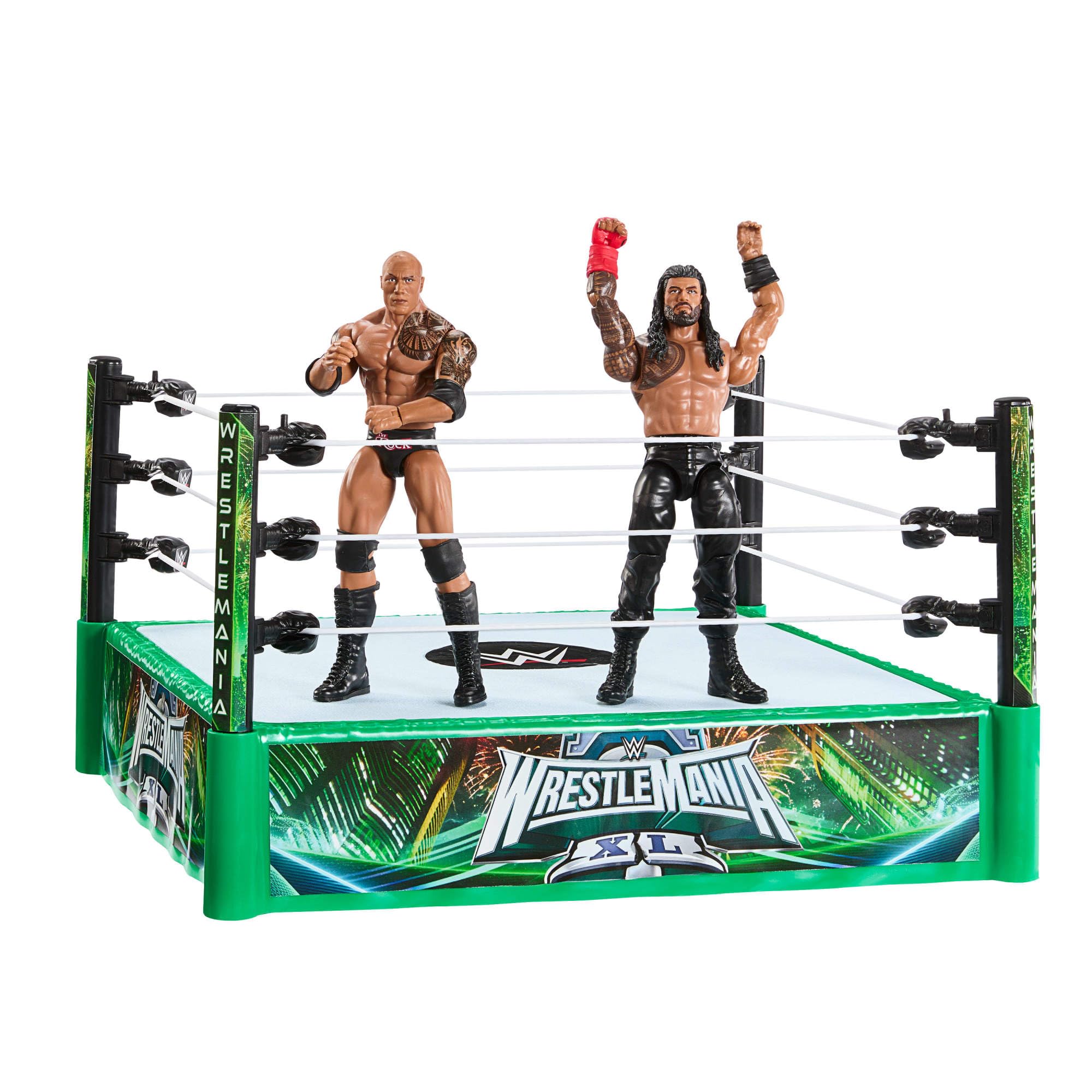 Mattel WWE Bloodline Rules Playset with Ring & 2 Action Figures - 6 Inch Scale