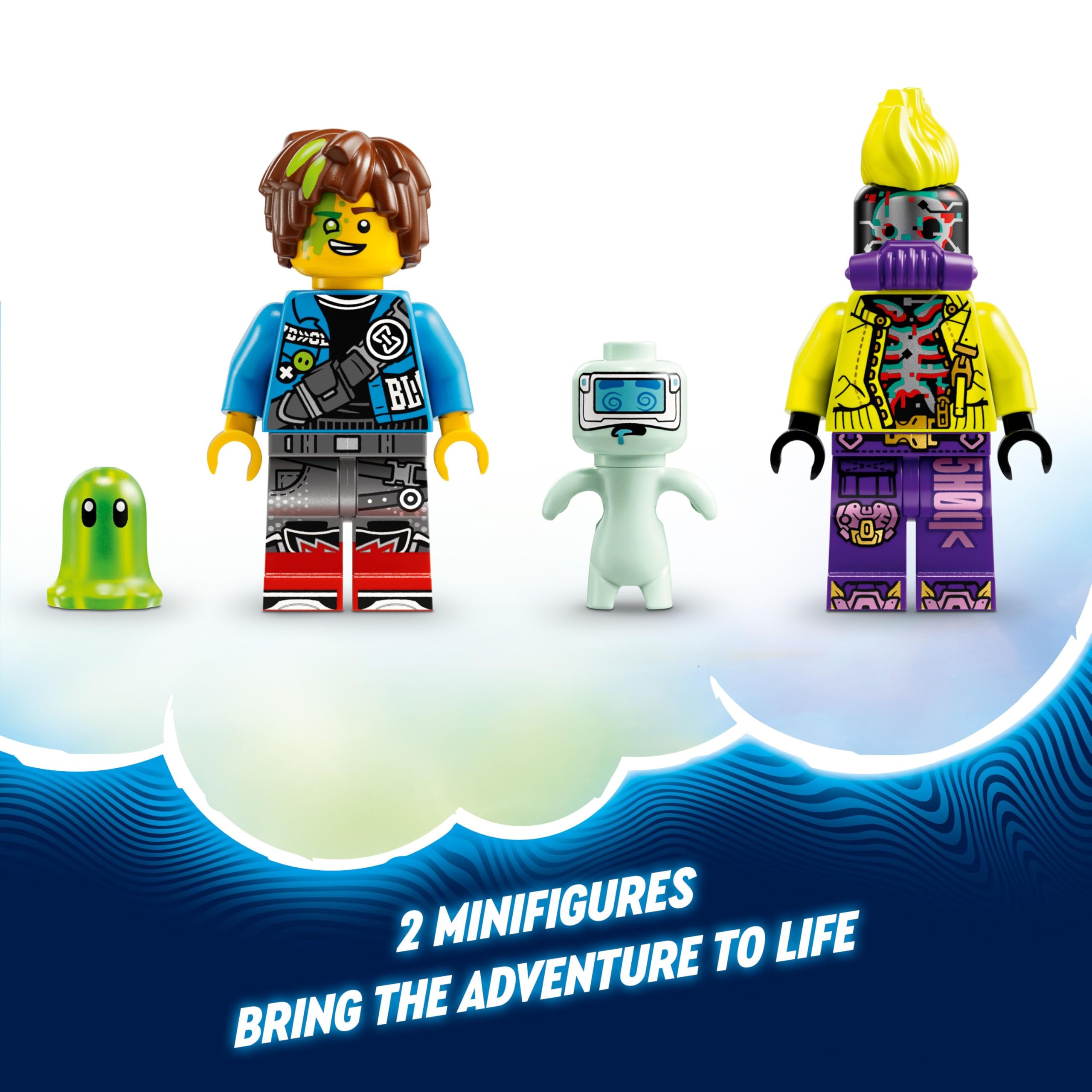 LEGO DREAMZzz 2in1 Mateo and the Z-Blob Action Race Car to Motorbike Building Set - 485 Pieces for Ages 8+ 4