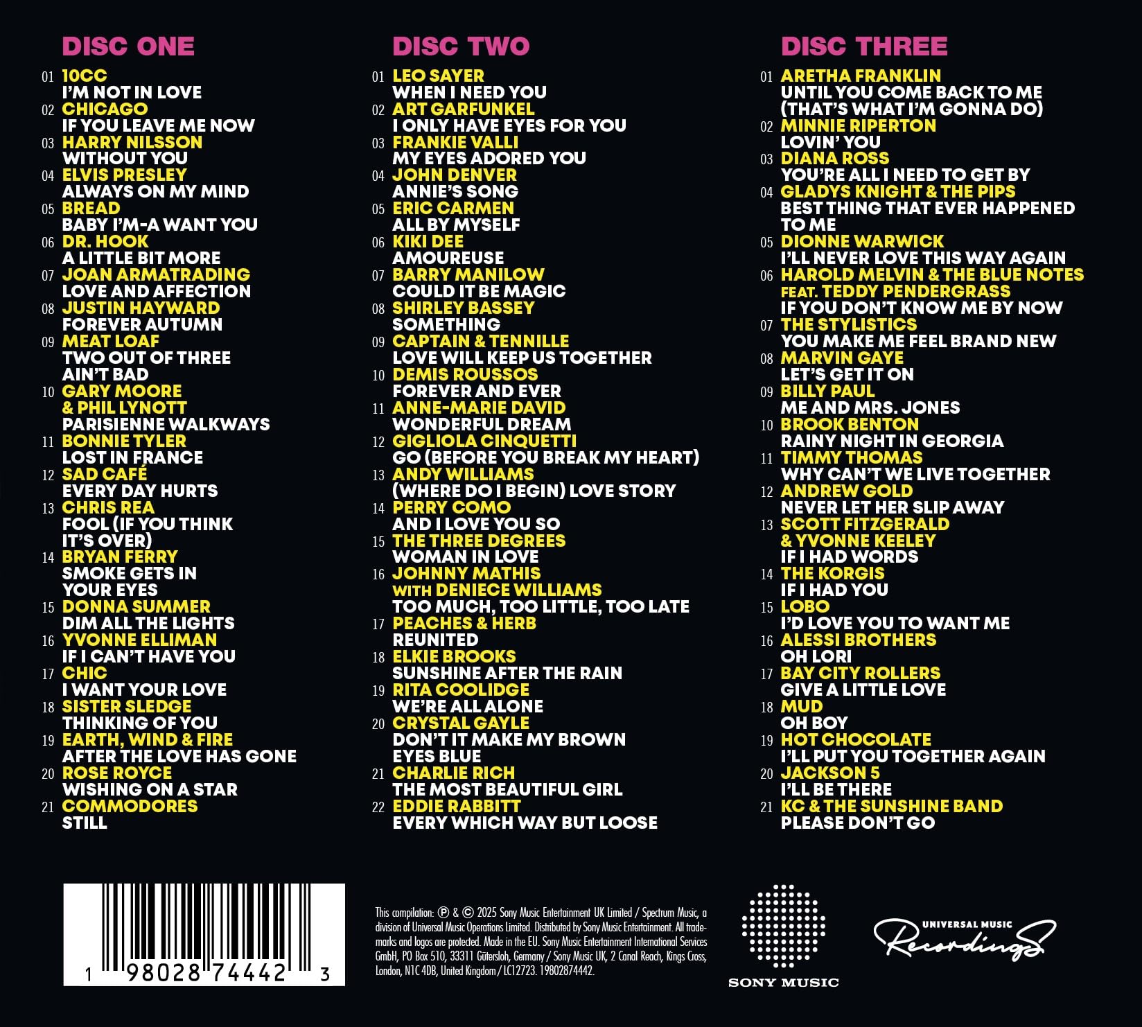 Various Artists - The Hits Album: The 70s Love Album [Audio CD] 2