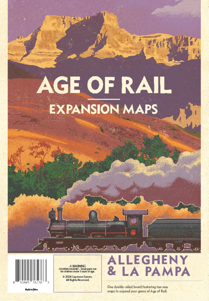 Capstone Games Age of Rail: Allegheny & La Pampa Expansion (CAS-IR402)