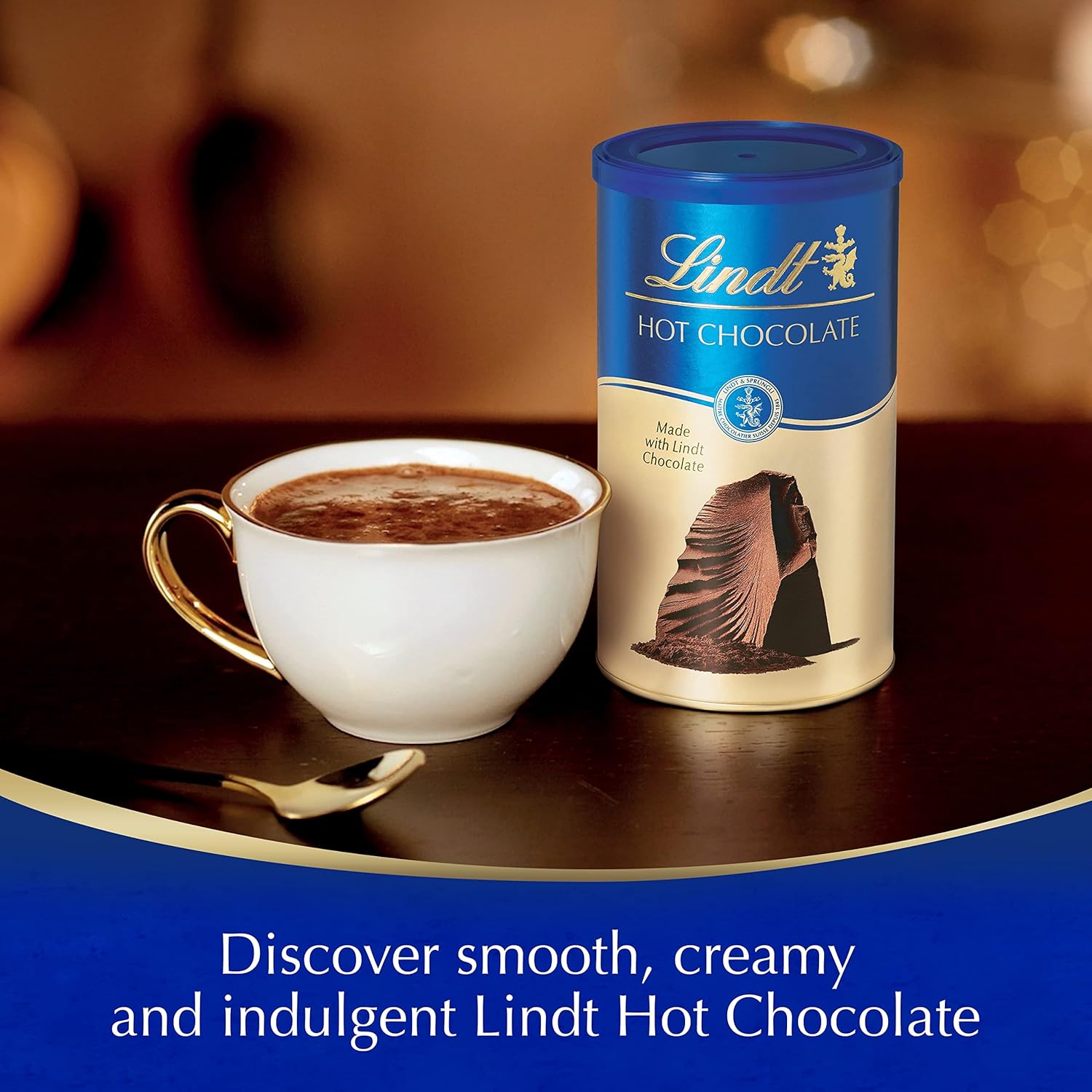 Lindt Hot Chocolate 300g - Made with Real Lindt Chocolate, Vegan-Friendly Recipe 4