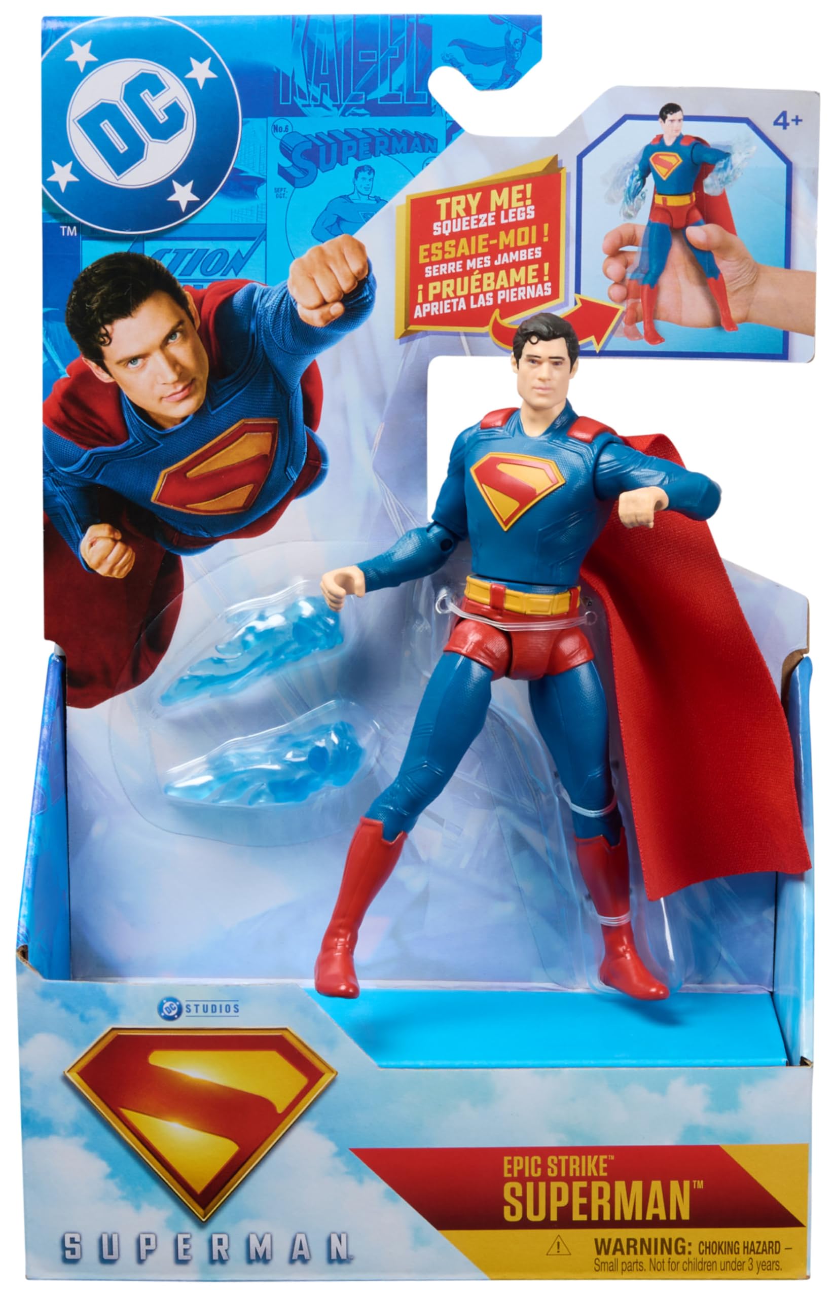 DC Comics Superman & Green Lantern Epic Strike 15-cm Action Figures with Accessories 5