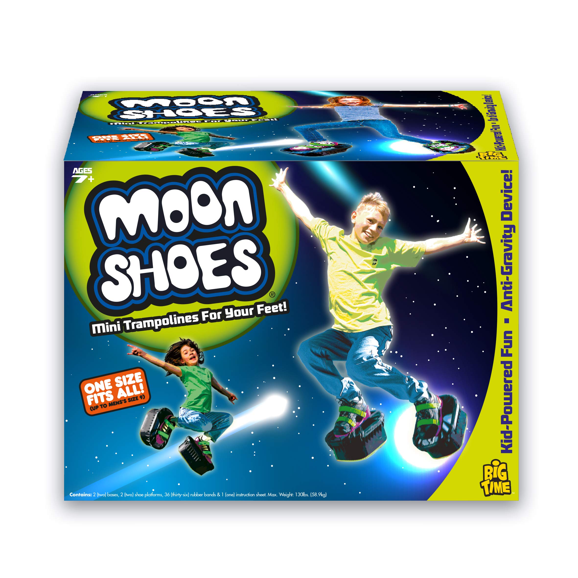 Moon Shoes 71449 Strap-On Foam Pogo Sticks - Develop Balance & Coordination, Ages 7+