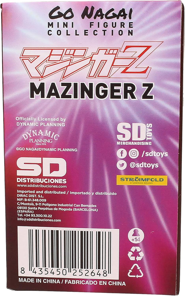 SD Toys Mazinger Z Mini Rubber Figure Collectible (SDTSDT25264)