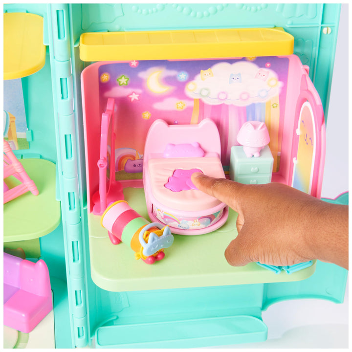 Gabby’s Dollhouse Sweet Dreams Bedroom Playset with Pillow Cat Figure & 3 Accessories