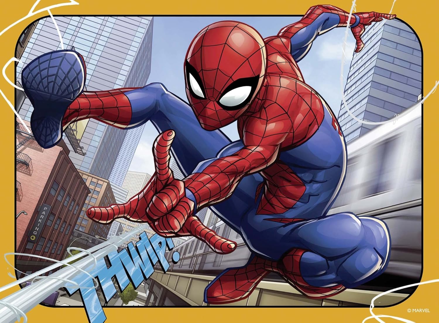 Ravensburger Marvel Spider-Man 4-in-1 Jigsaw Puzzle Set - 12, 16, 20, 24 Pieces for Kids Ages 3+ 6