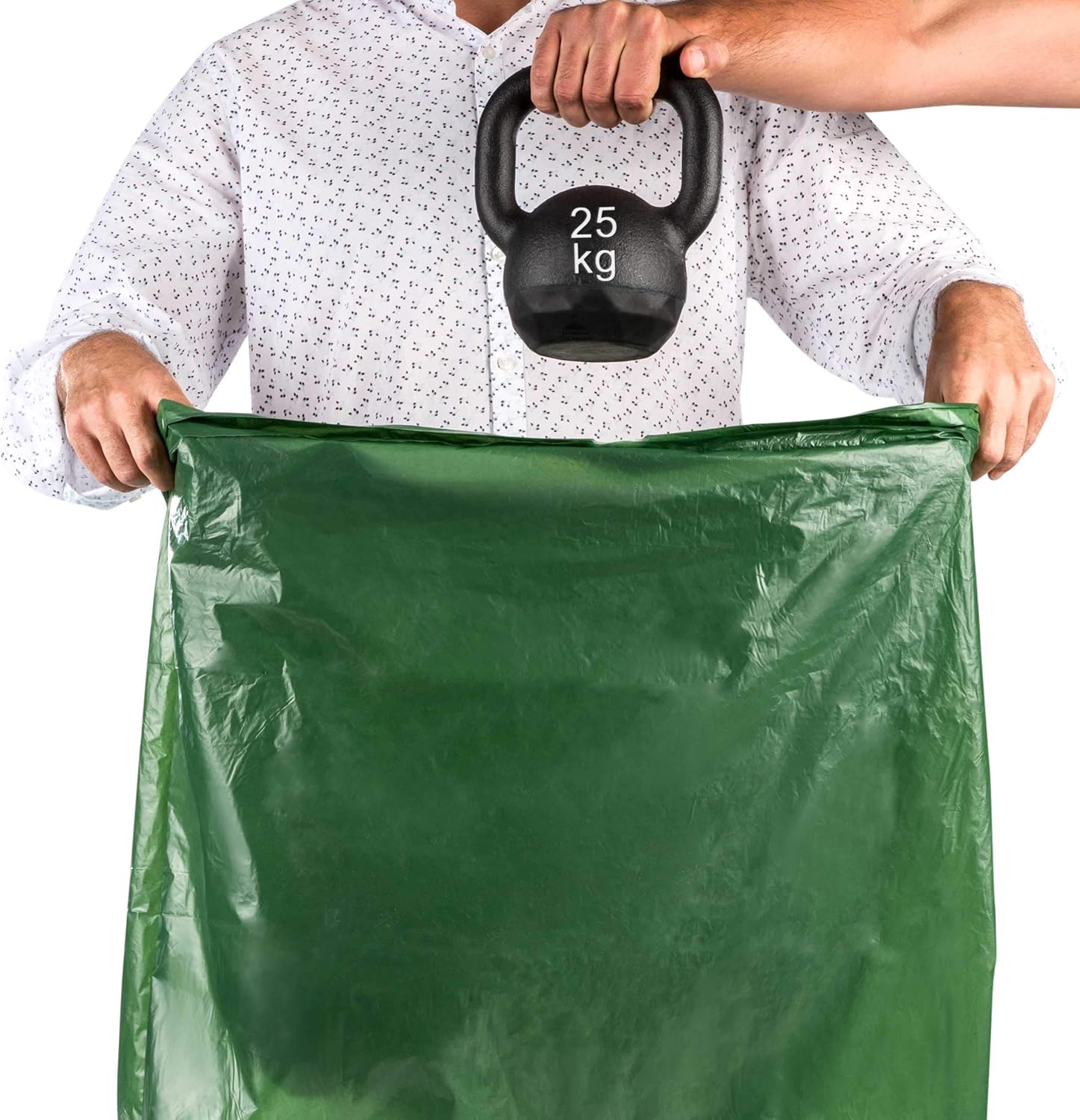 Relevo 100% Recycled Heavy Duty Bin Liners 30L - 45 Count (3 Rolls) 4