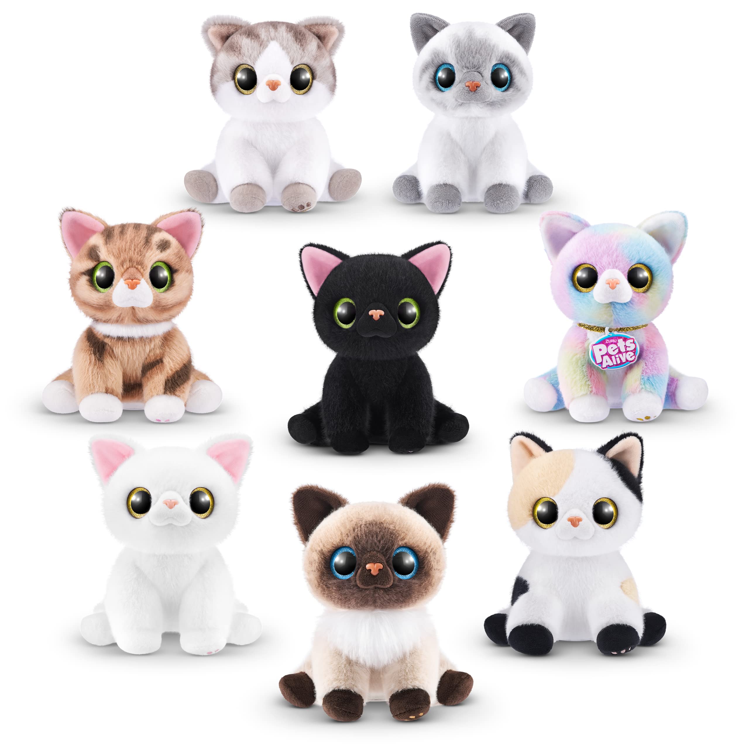 Pets Alive Smitten Kittens Alli - Interactive Electronic Plush Kitten with 10 Realistic Sounds, Ages 3+ 3
