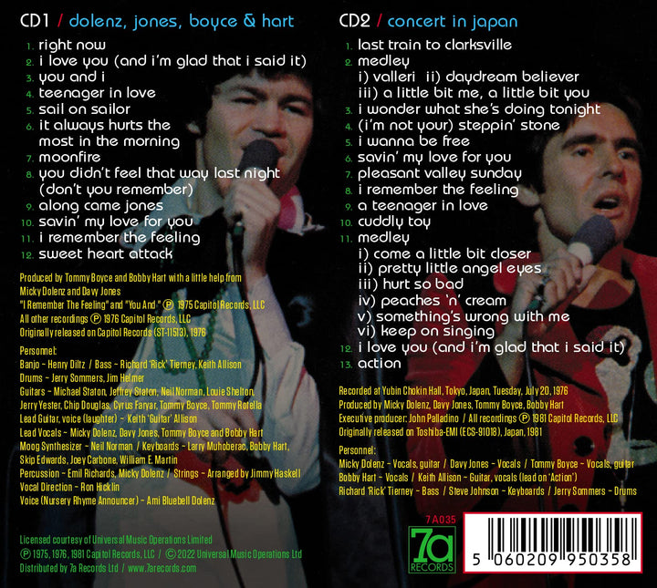 Dolenz, Jones, Boyce & Hart (2CD Set)