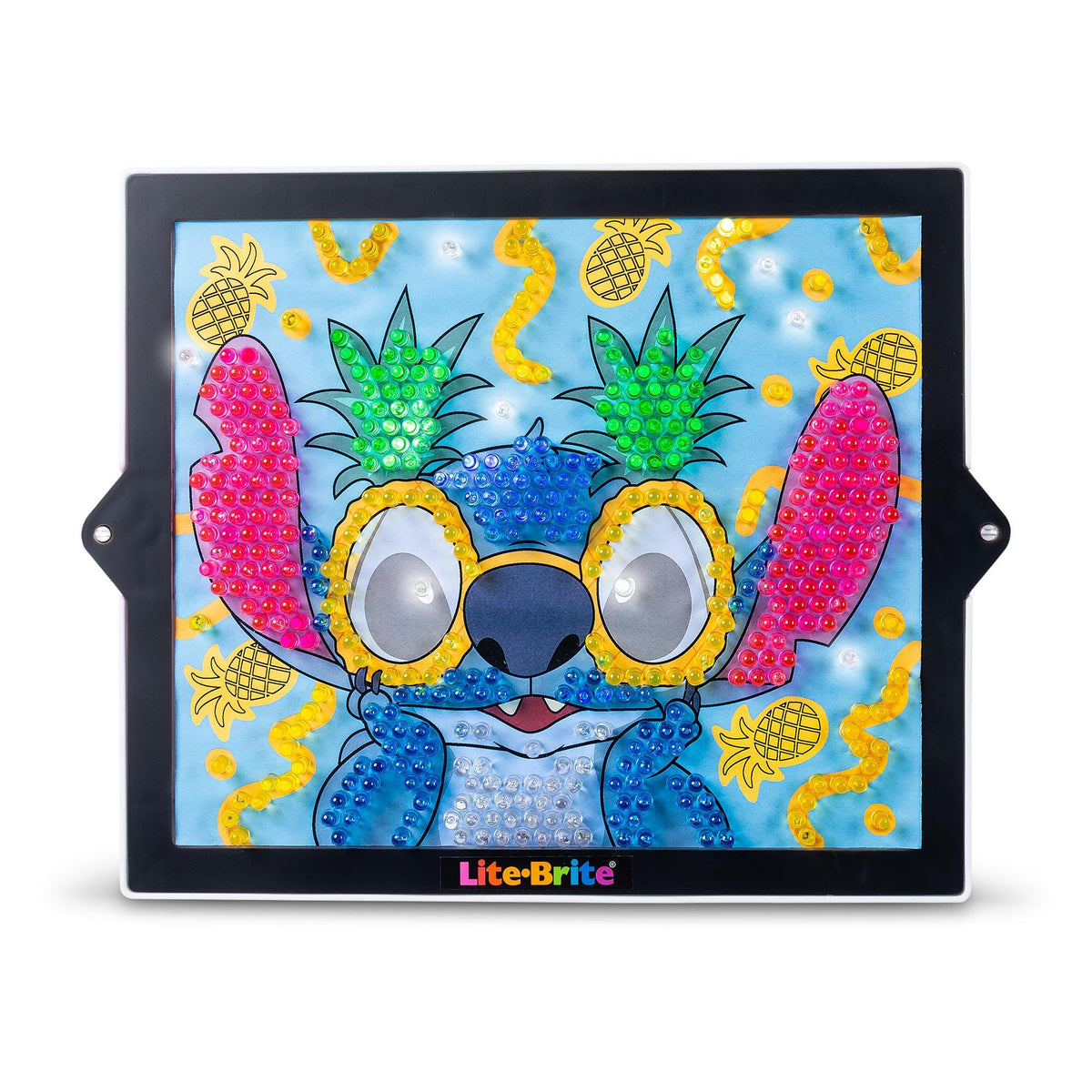 Lite Brite Colour Pop Stitch Light-Up Doodle Board - 650 Pegs, 6 Templates