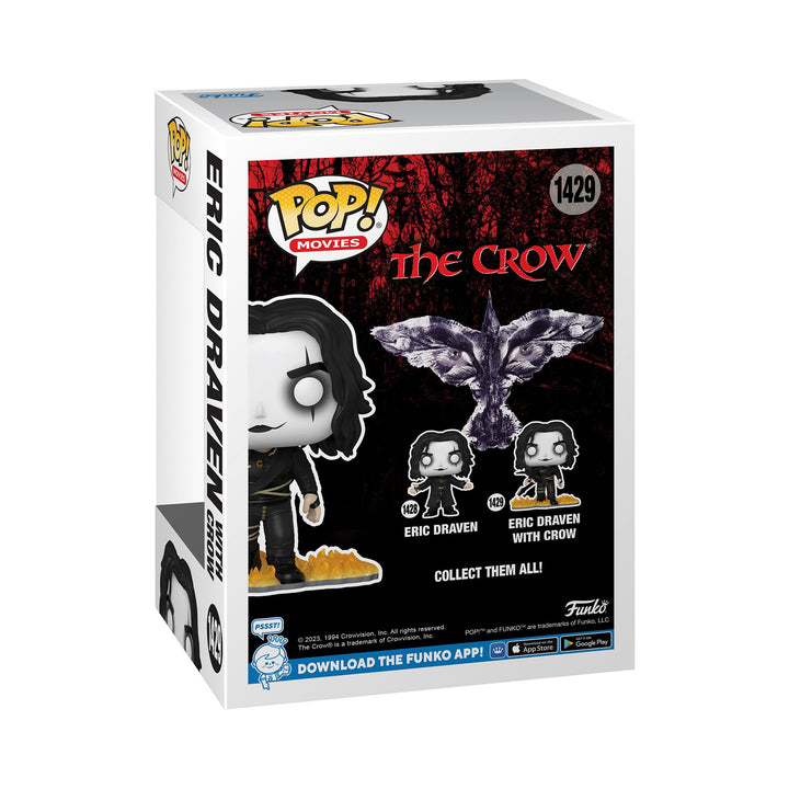 Funko Pop! Movies The Crow - Eric Draven with Crow Vinyl Figure (72380)