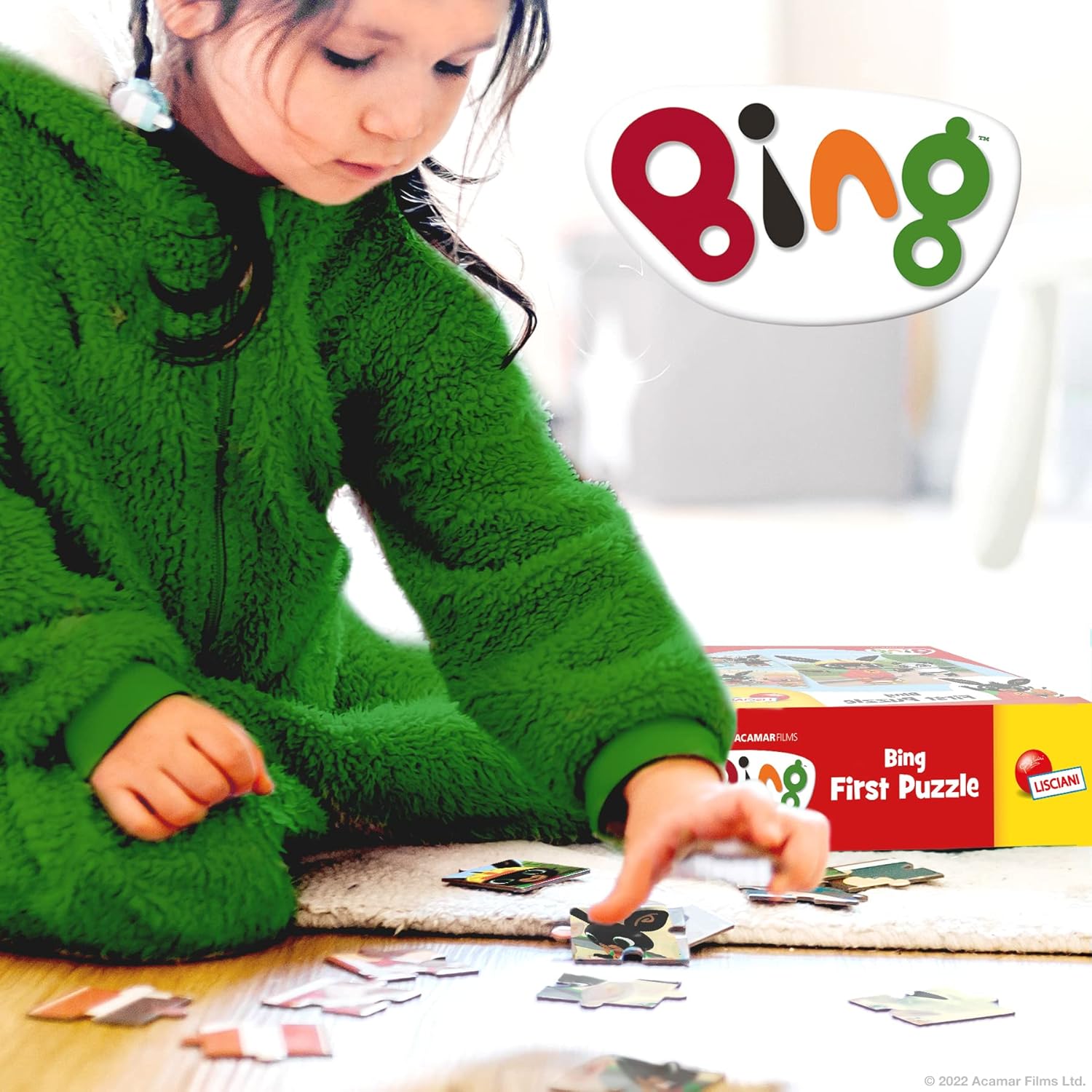 Bing Puzzle - Educational Jigsaw for Toddlers with Self-Correcting Pieces