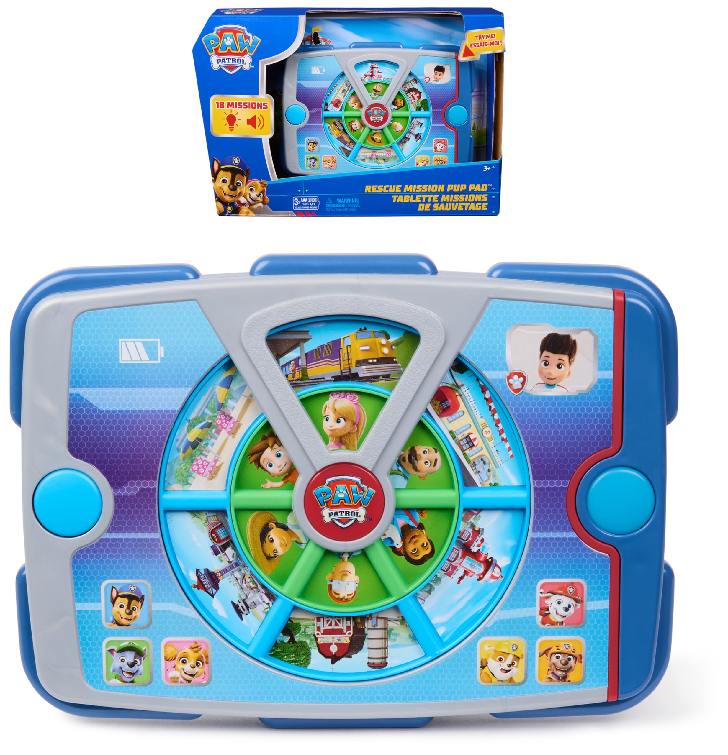 Paw Patrol Academy Rescue Mission Pup Pad Interactive Toy with Lights and Sounds | Ages 3-9