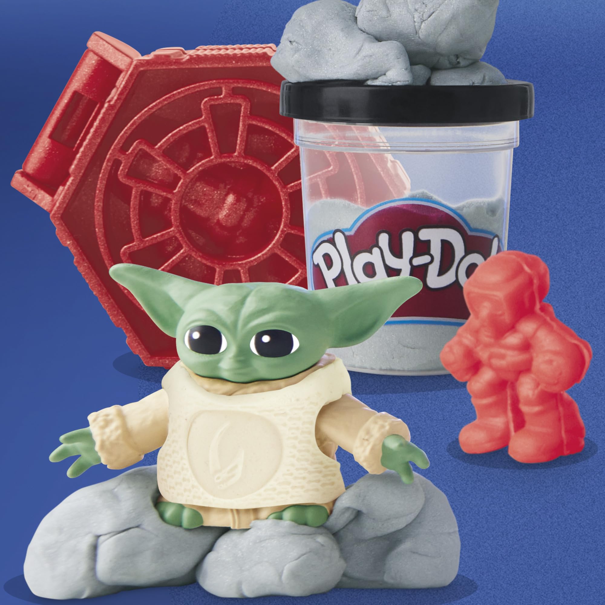 Play-Doh Star Wars: The Mandalorian Launching Speeder Playset | Ages 4+ | Includes 4 Cans 9