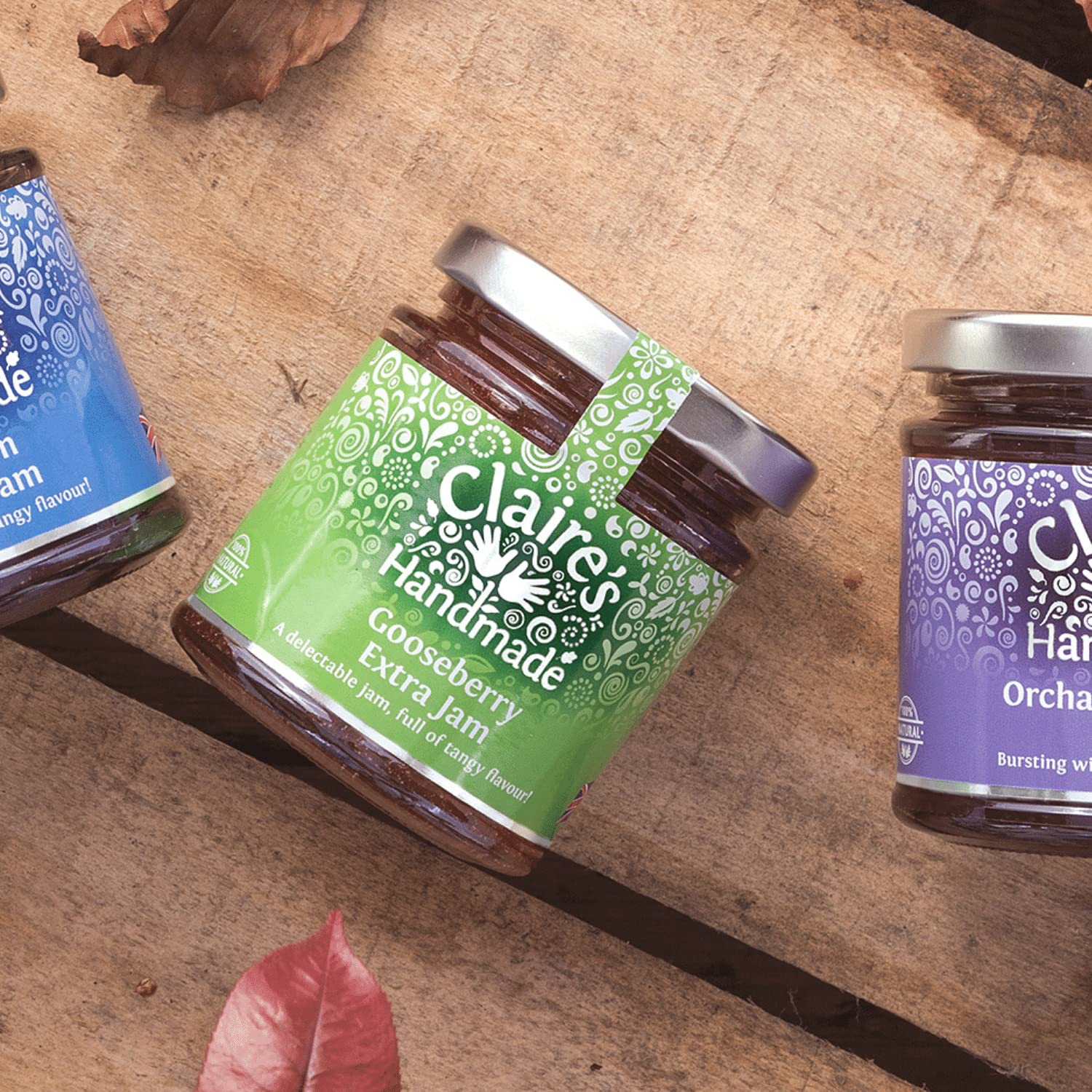 Claire's Handmade Gooseberry Extra Jam - Tart & Full-Flavoured | 227g