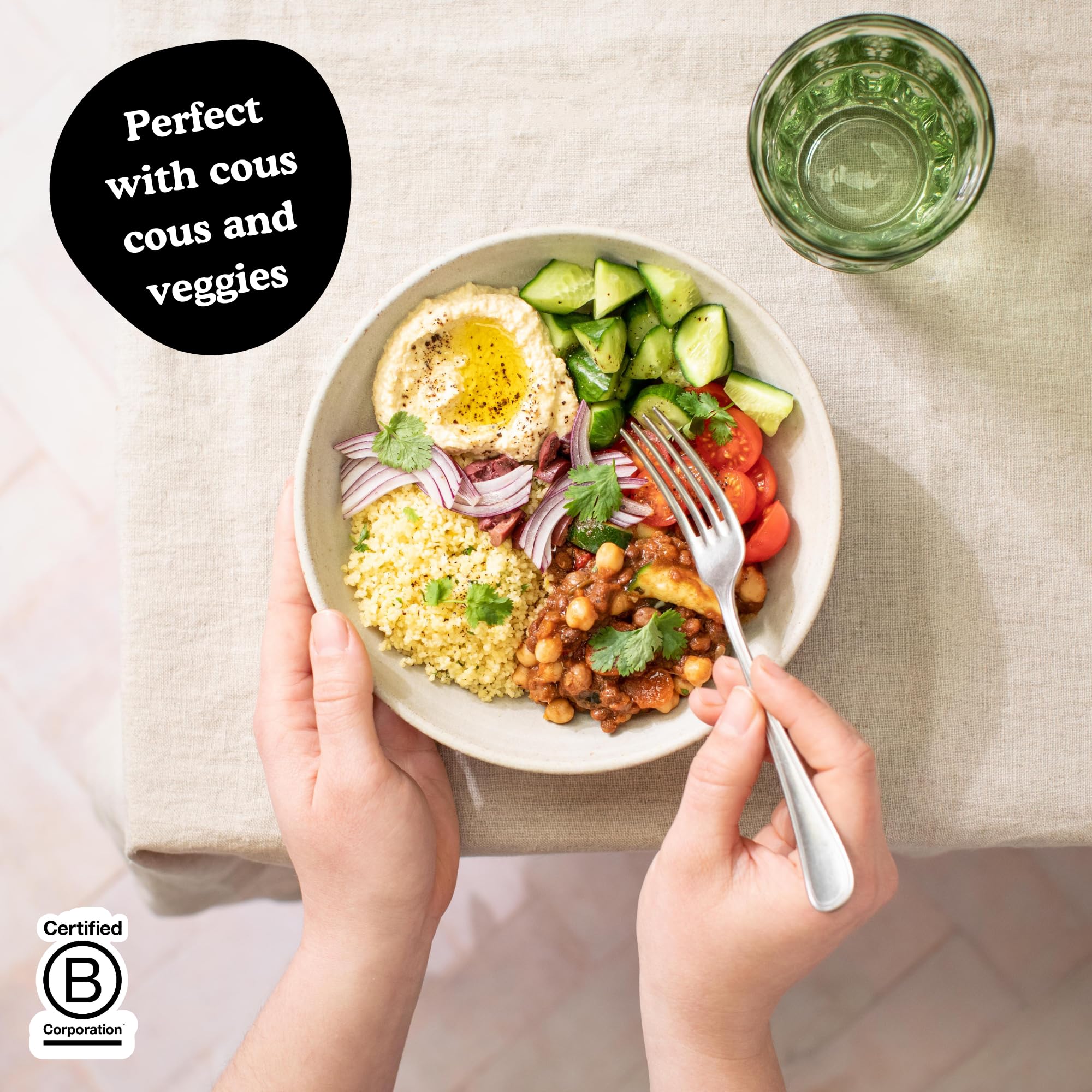 Fiid 100% Natural Vegan Moroccan Chickpea Tagine Stew - Microwave Ready Meal 7