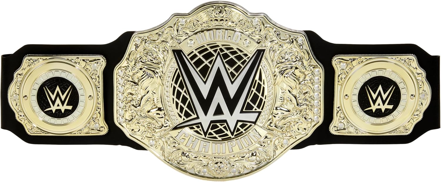 Mattel WWE Championship Title - Authentic Role-Play Belt for Kids 6+