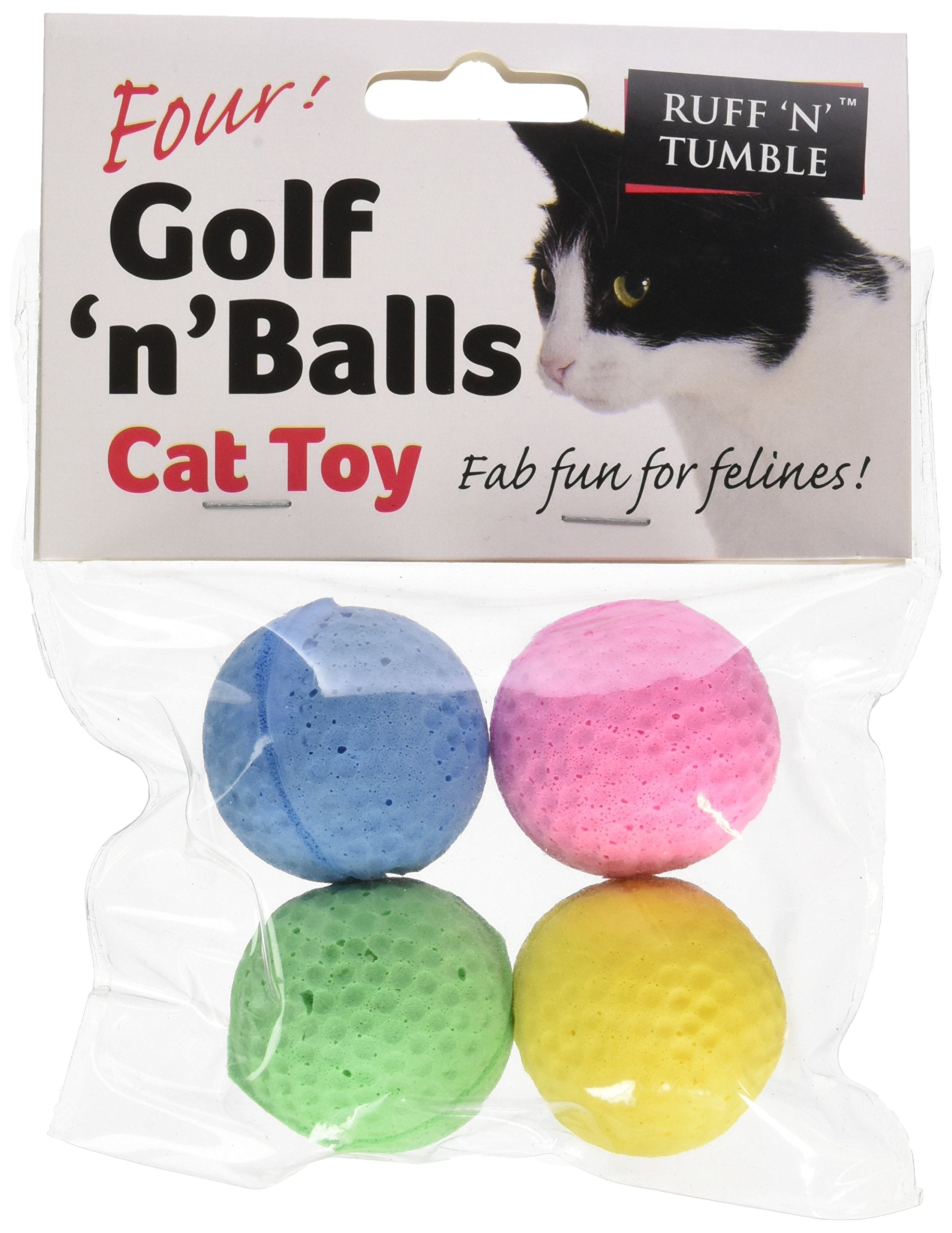 Sharples Ruff 'N' Tumble Golf 'n' Balls - Foam Material | Multicolor | Pack of 4 1
