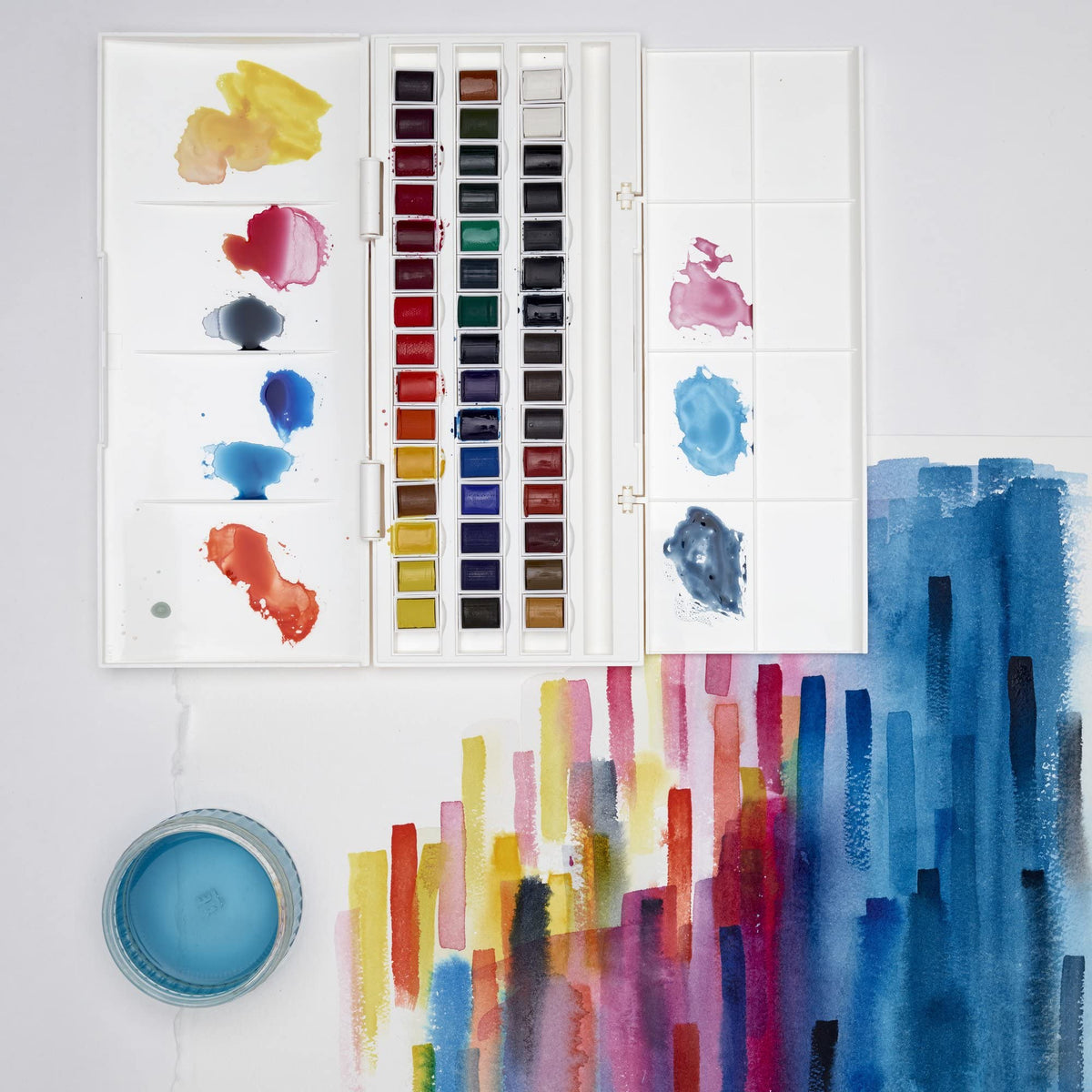 Winsor & Newton Cotman Watercolour Half Pan Studio Set - 45 Colours