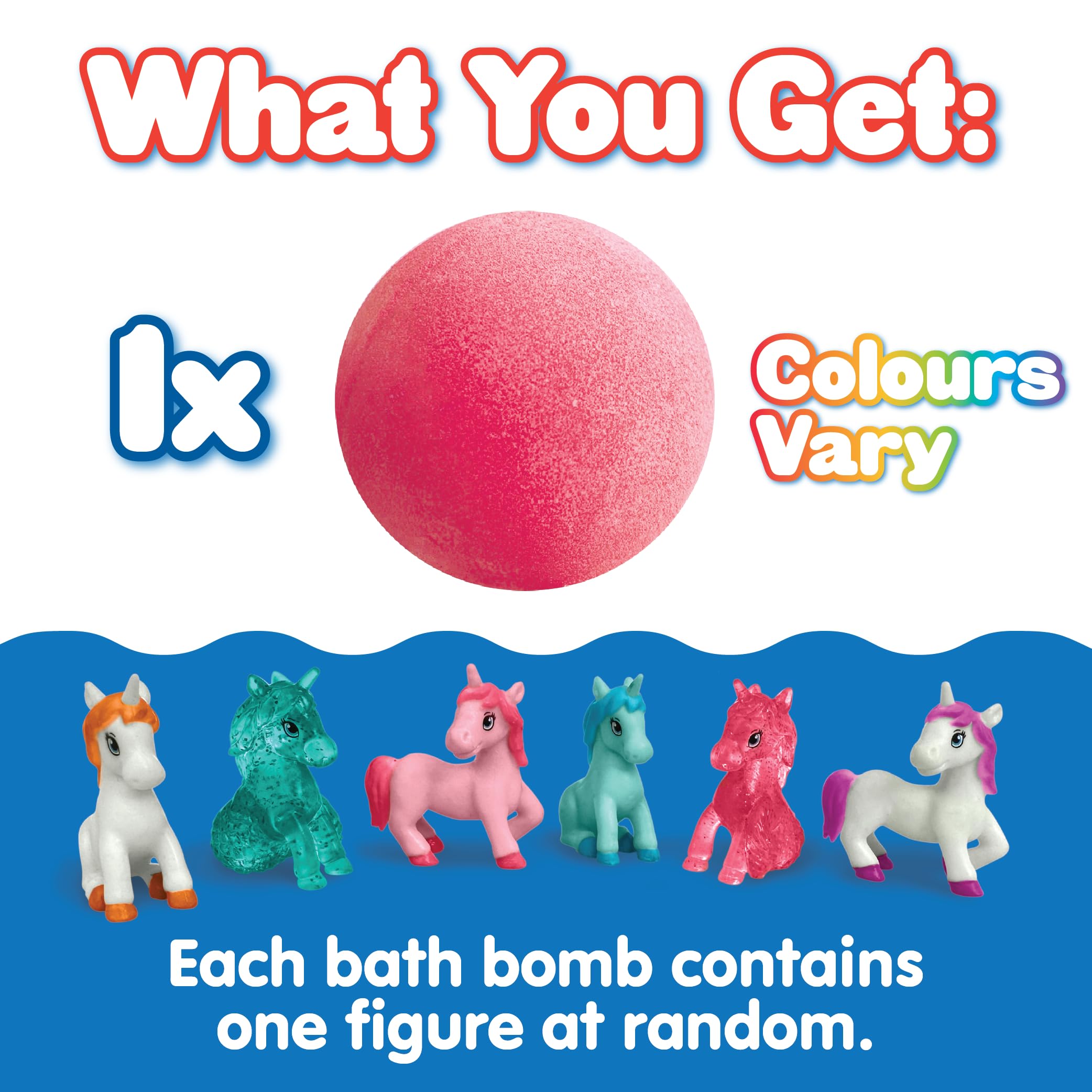 ZIMPLI Unicorn Surprise Bath Bomb - 100g Tablet | Collectible Toy Inside | Fruity Scent 3