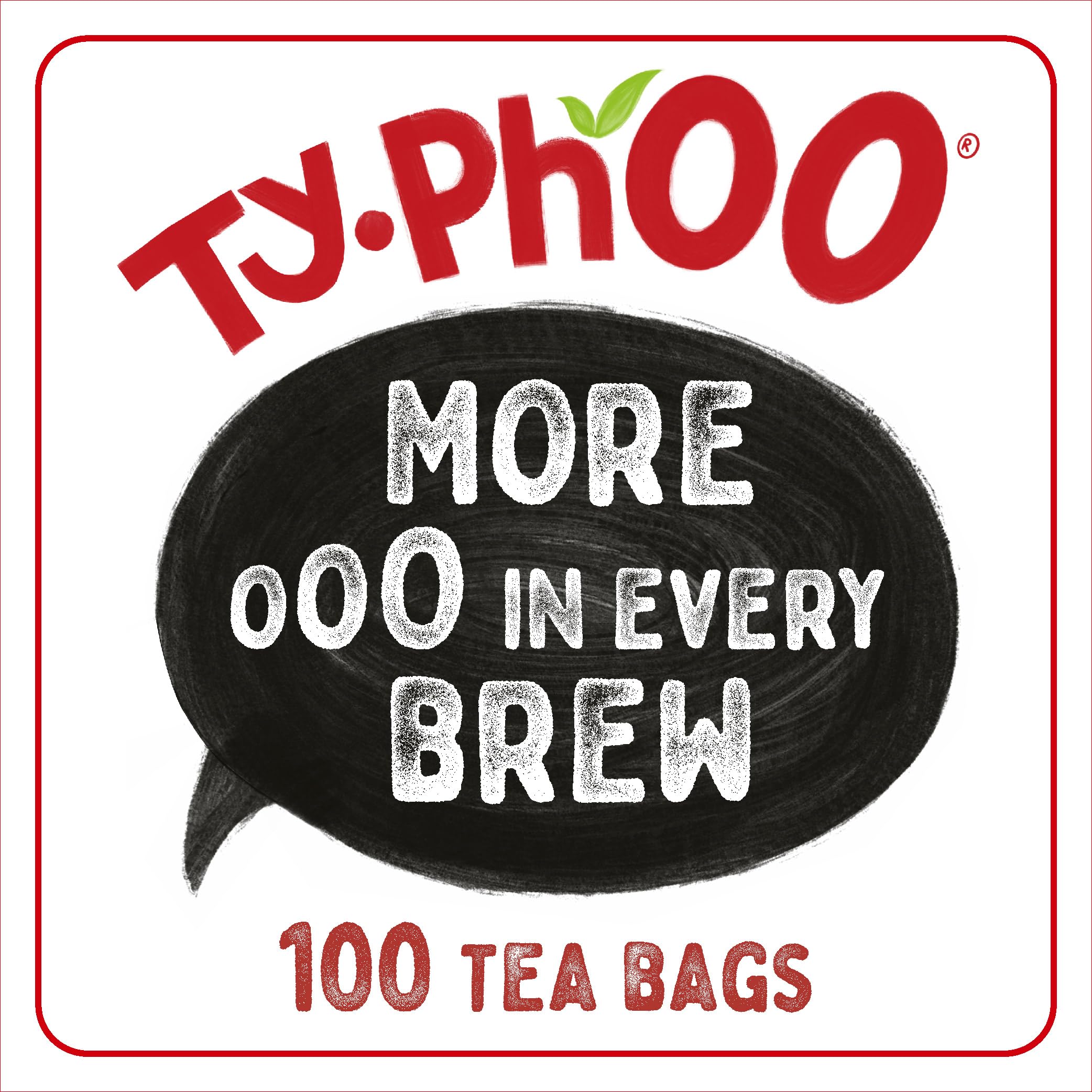 TY.PHOO Black Tea Bags - 100 Count | Smooth Classic British Blend