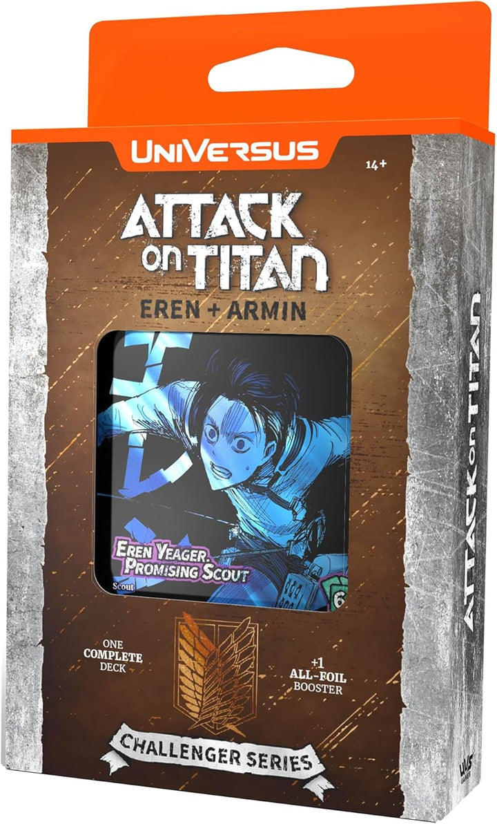 Universus Attack on Titan: Battle for Humanity Challenger Series Deck - Eren & Armin (UVSAOT01-CSD)