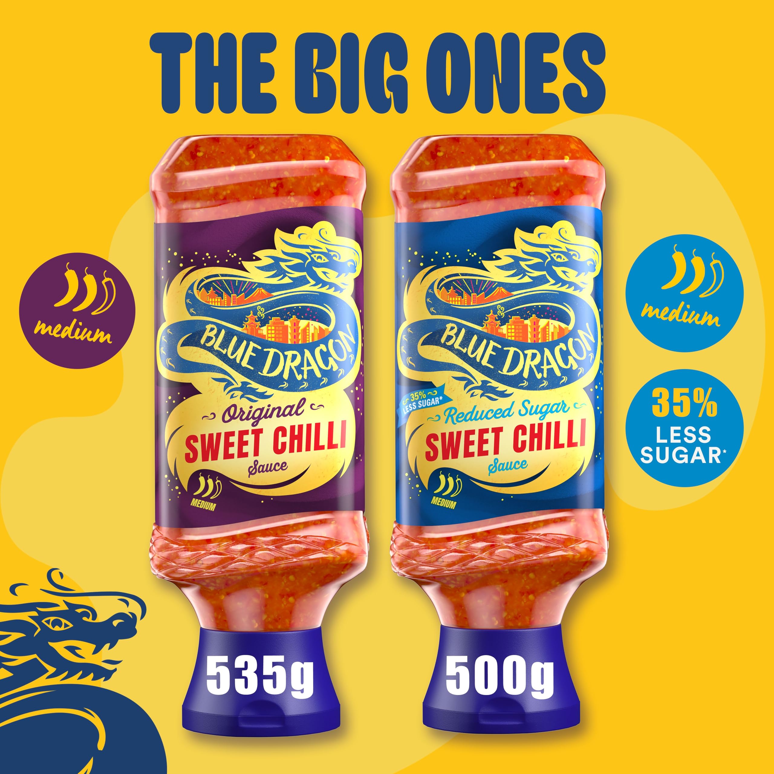 Blue Dragon Thai Sweet Chilli Dipping Sauce - Medium Heat | 535g | Vegan Friendly 6