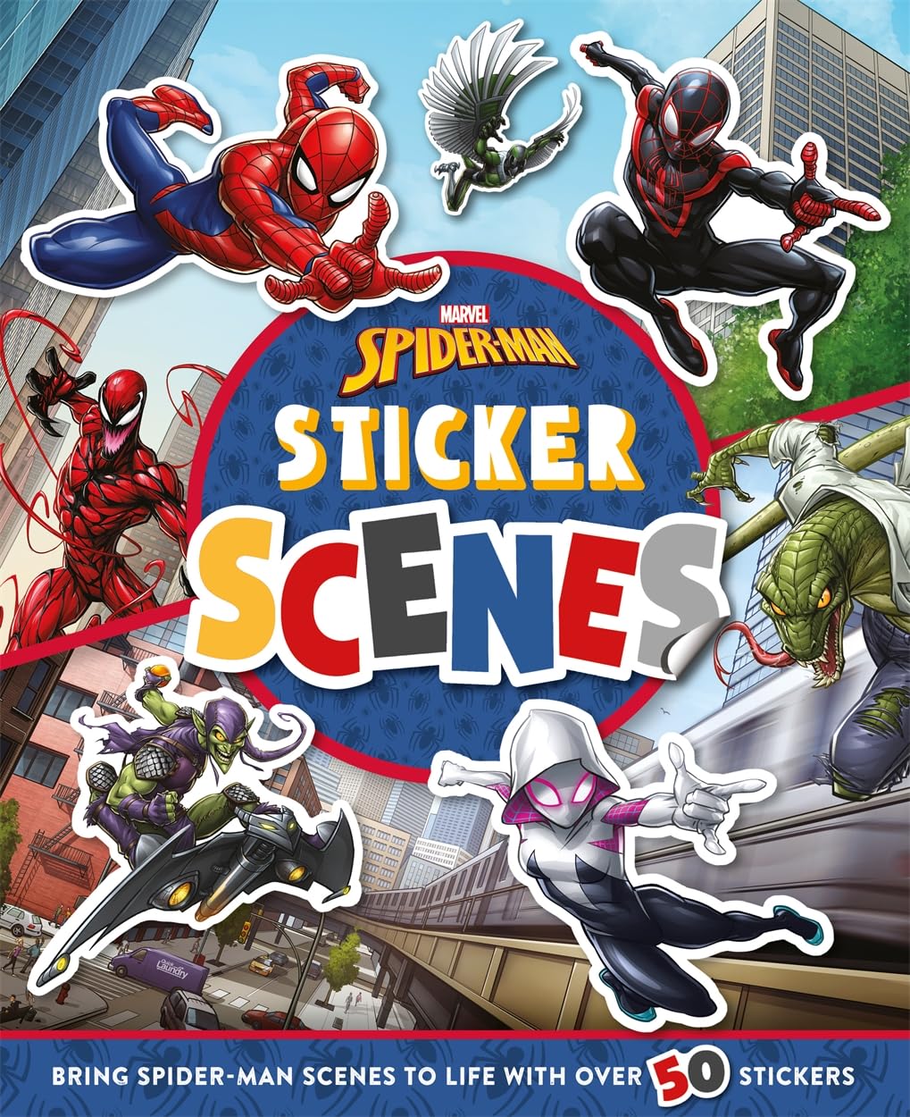 Autumn Marvel Spider-Man: Sticker Scenes Book | Over 50 Stickers | Ages 3-6 1