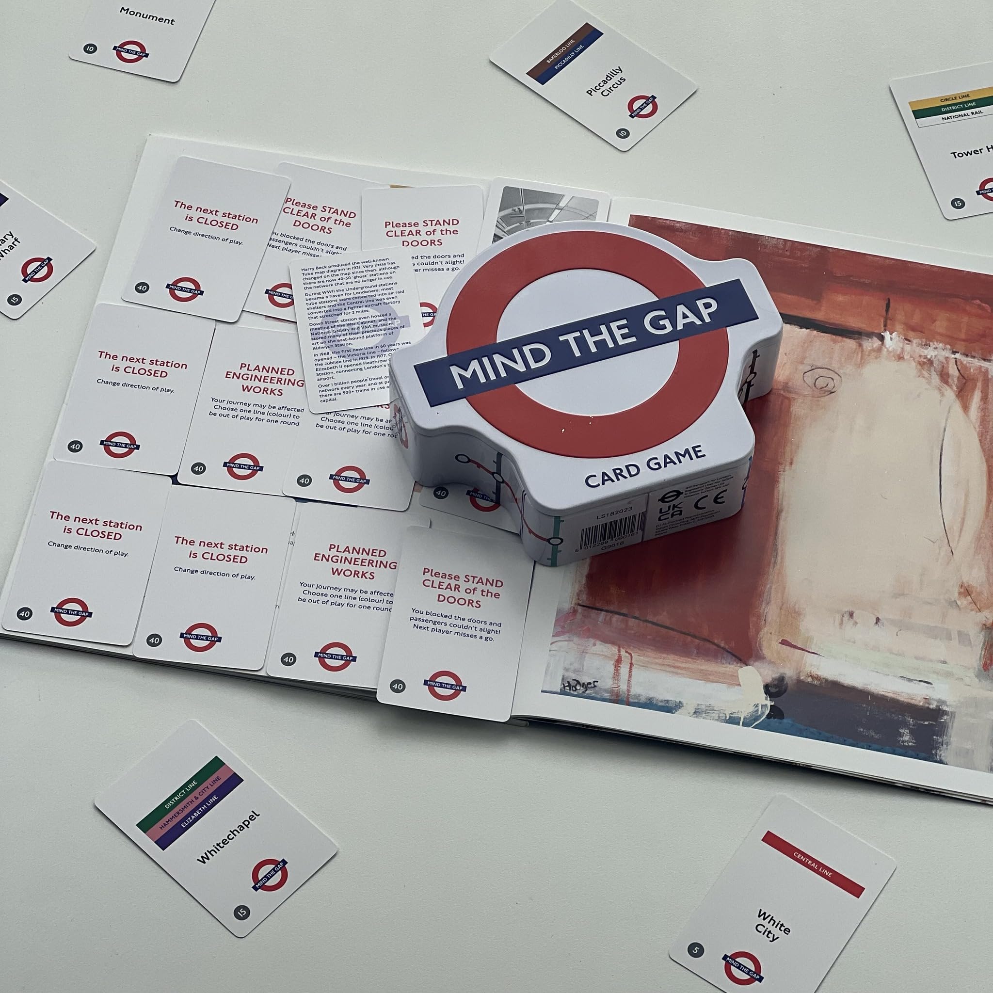 Gibsons Mind the Gap London Underground Travel Card Game | 2-8 Players | Ages 6+ 6