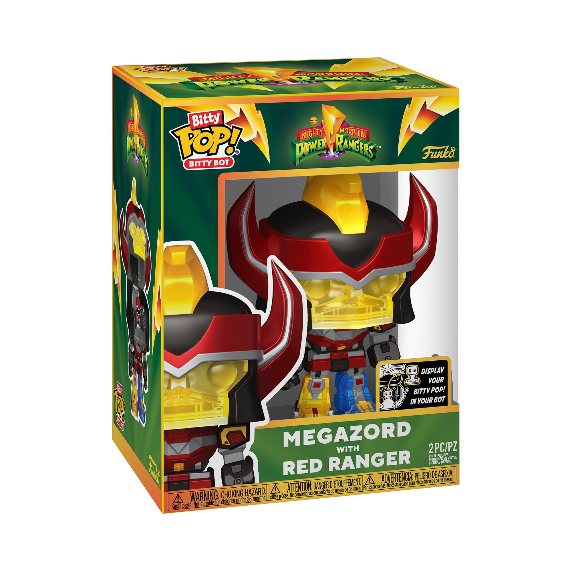Funko Bitty POP! Power Rangers - Megazord with Red Ranger Vinyl Figure 10