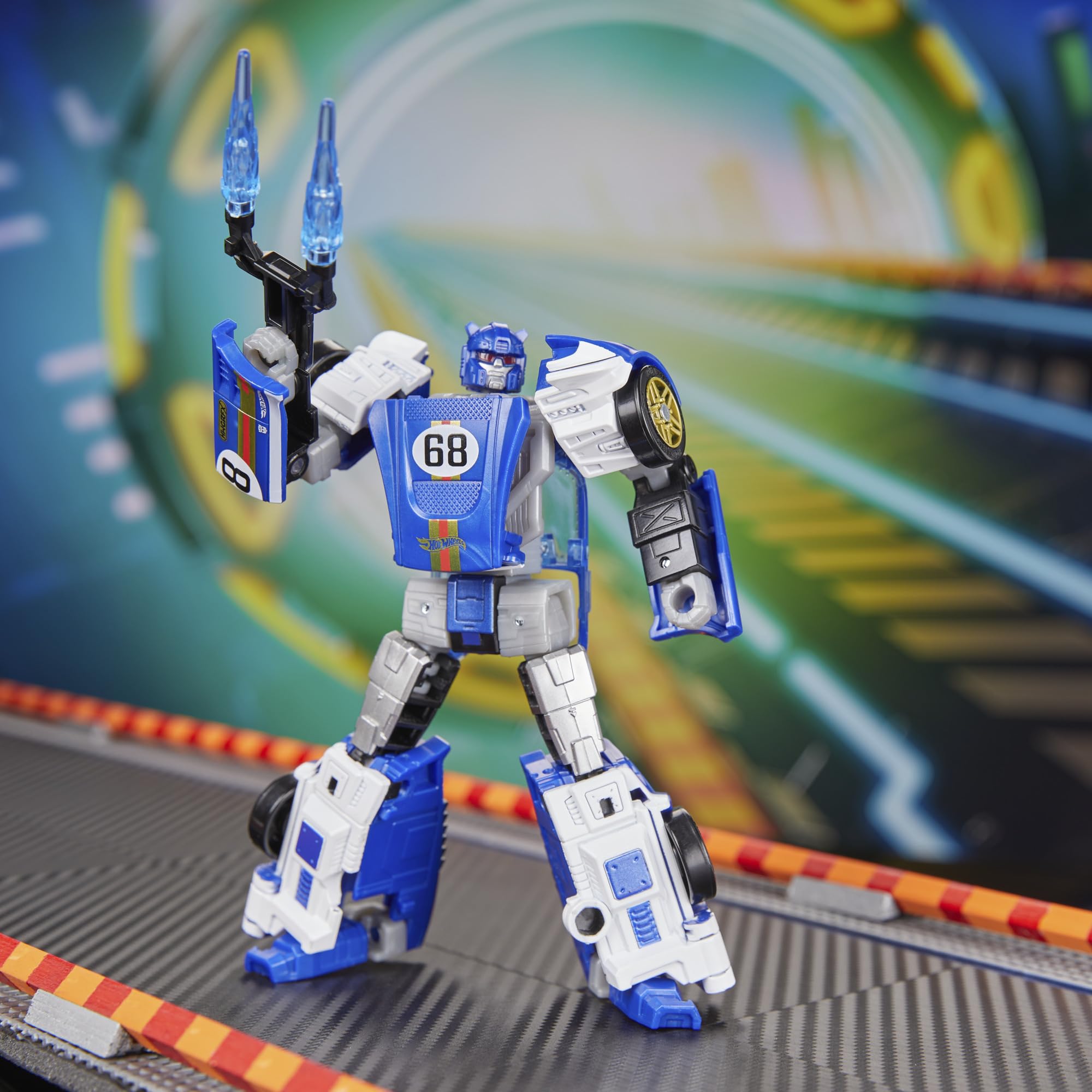 Transformers Hot Wheels El Segundo Coupe Deluxe Class Figure | Converts in 17 Steps | 12.5 cm Robot Mode 9