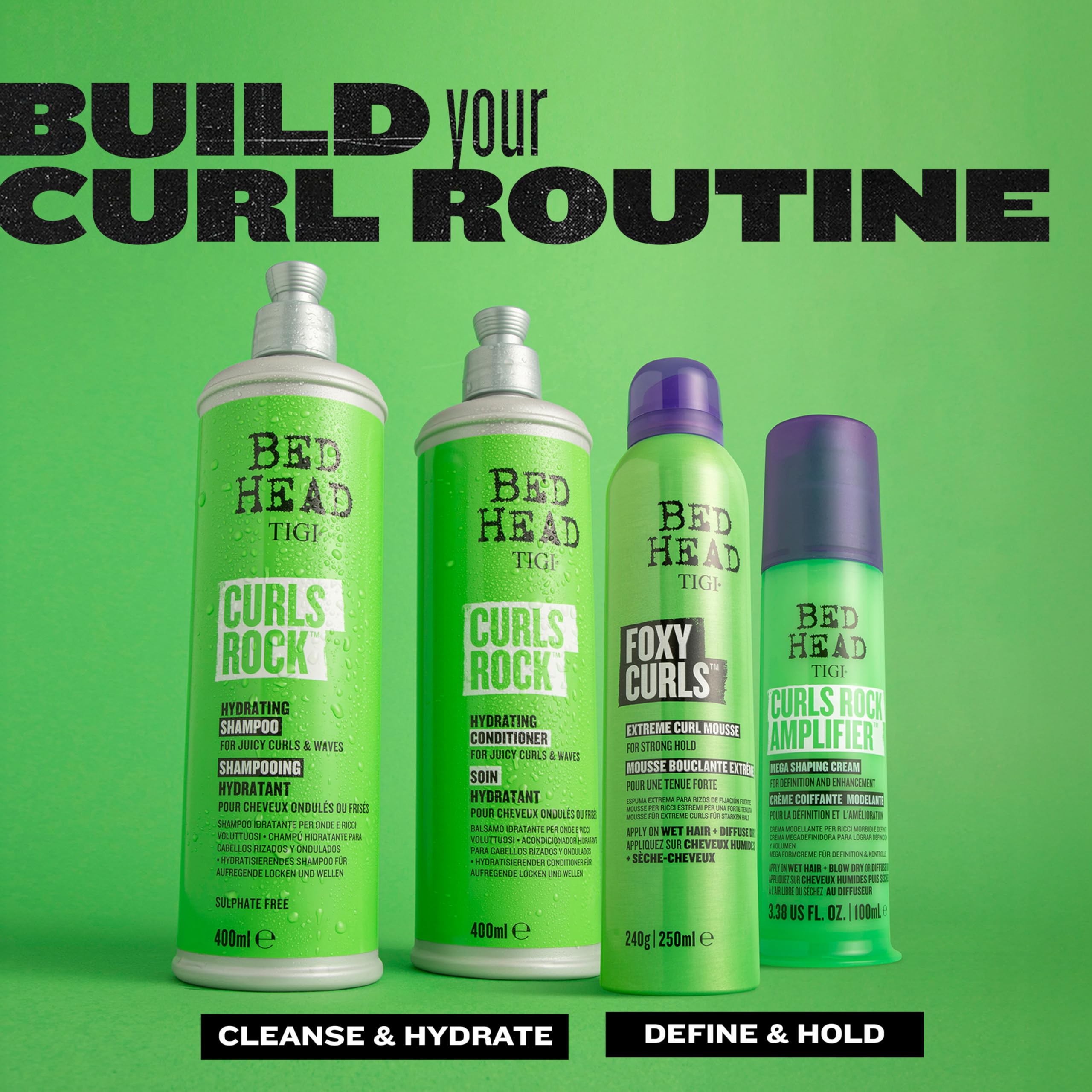 Bed Head by TIGI Curls Rock Hydrating Conditioner - Deep Moisturising, Detangling, Frizz Control | 400ml 7