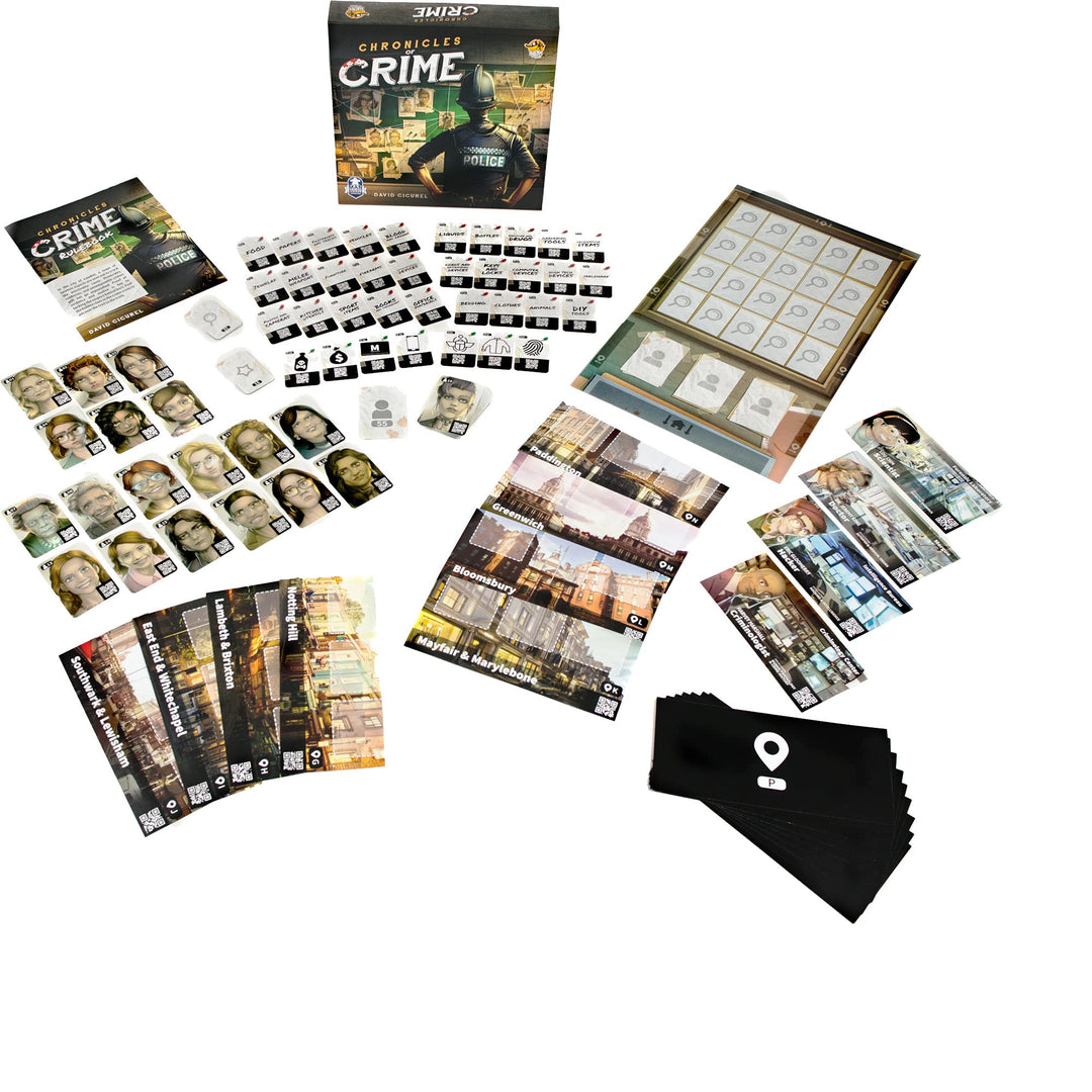 Lucky Duck Games – Chronicles of Crime – Brettspiel