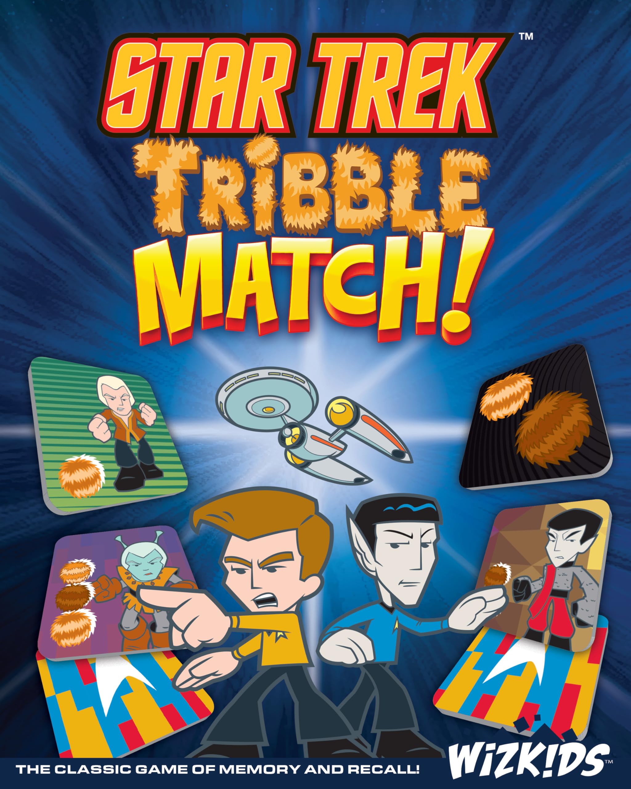 WizKids Star Trek Tribble Match Board Game | Memory Matching | 15 Min Playtime